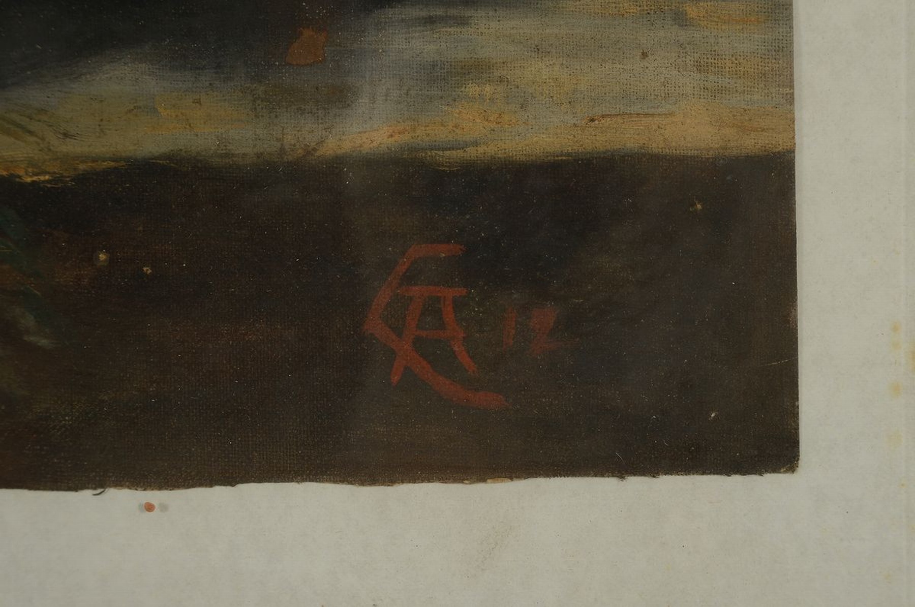 Detail a: August Croissant, 1870 Edenkoben - 1941 Landau, Stillleben, mit Paar erlegter Singvögeln, Birnen u. Krug, monogrammiert u. datiert AC 17, Öl/Lwd, ...