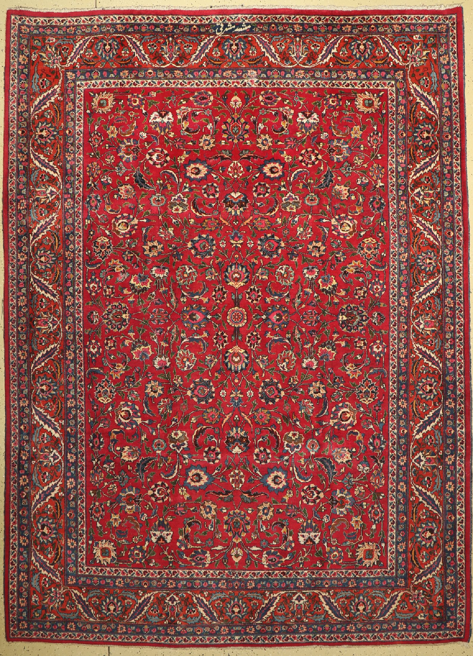Mesched alt, Persien, ca. 60 Jahre, Wolle auf Baumwolle, ca. 345 x 252 cm, EHZ: 2