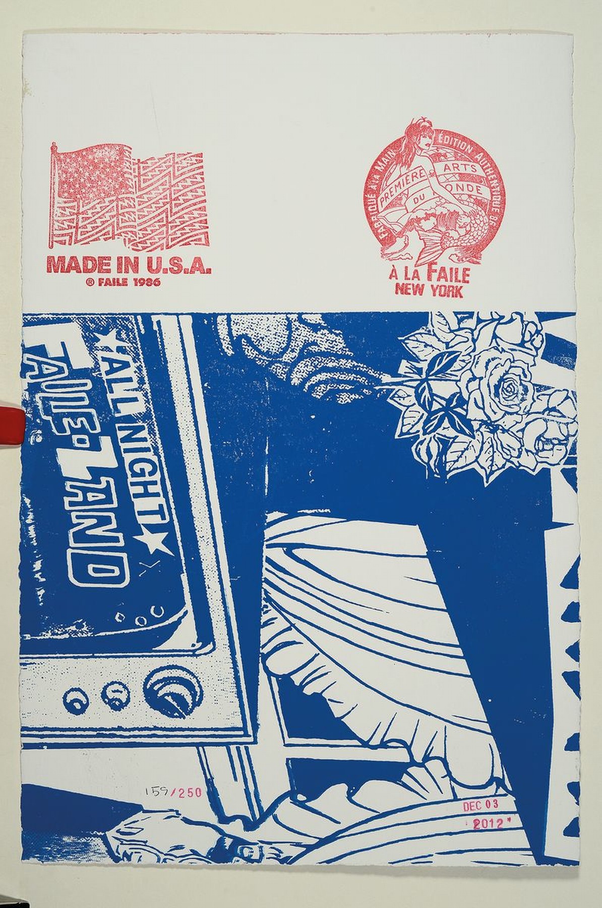 Detail k: Faile, zeitgenössischer Künstler seit ca. 1999, Heartbreak in Brooklyn, num. 159/250, von 2012, signiert, ca. 48.5x32cm