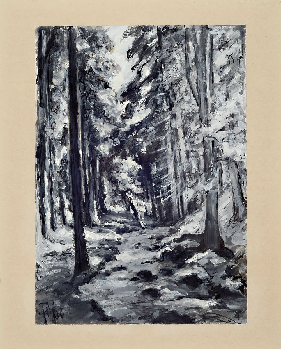 Detail a: Fritz Börner, 1921 Leipzig - 1985 Kaiserslautern, acht Gouachen, alle monogrammiert, Pfälzer Weindörfer und Ansichten, u.a. Neustadt/Wstr. ca. ...