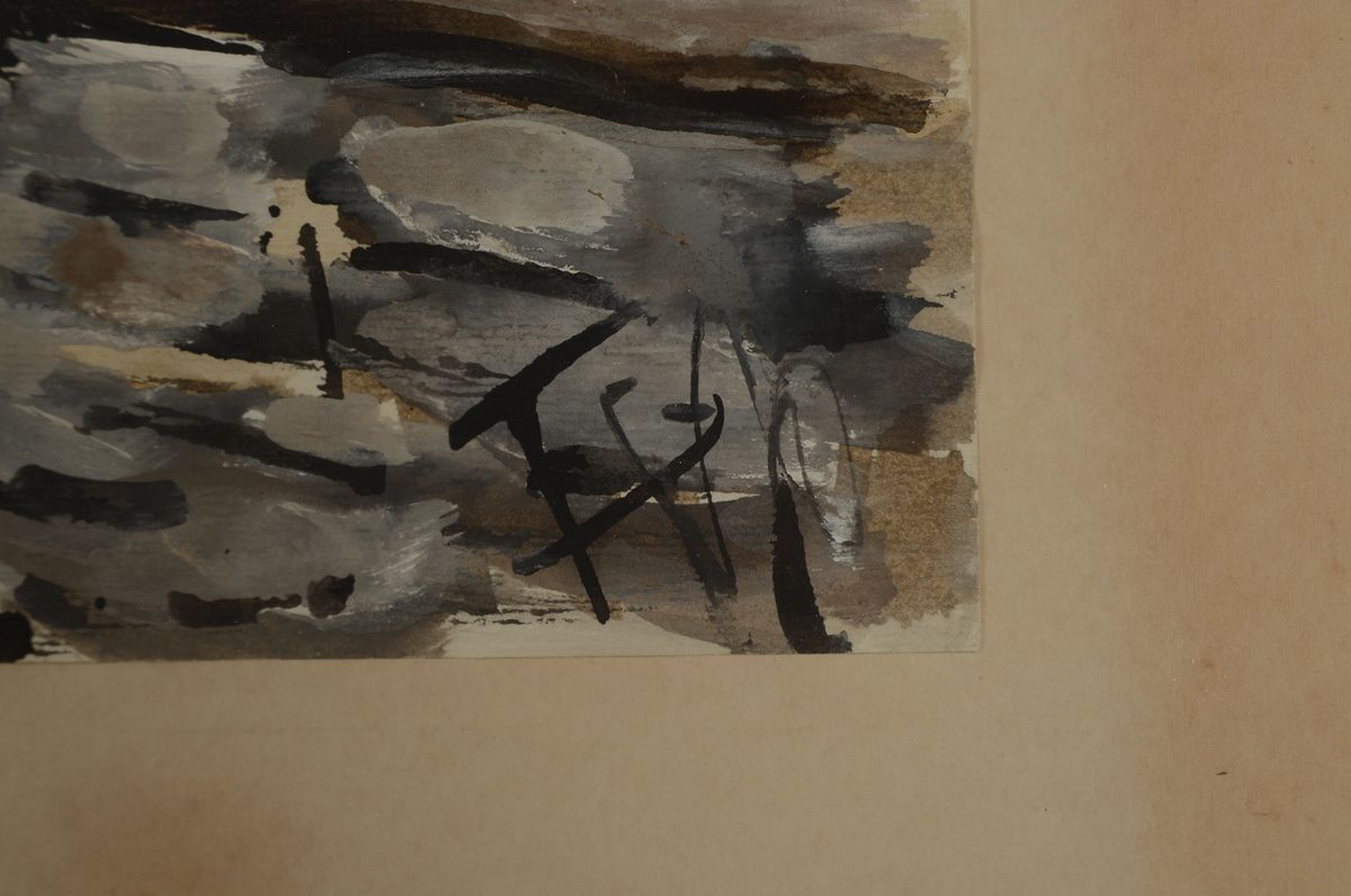 Detail n: Fritz Börner, 1921 Leipzig - 1985 Kaiserslautern, acht Gouachen, alle monogrammiert, Pfälzer Weindörfer und Ansichten, u.a. Neustadt/Wstr. ca. ...