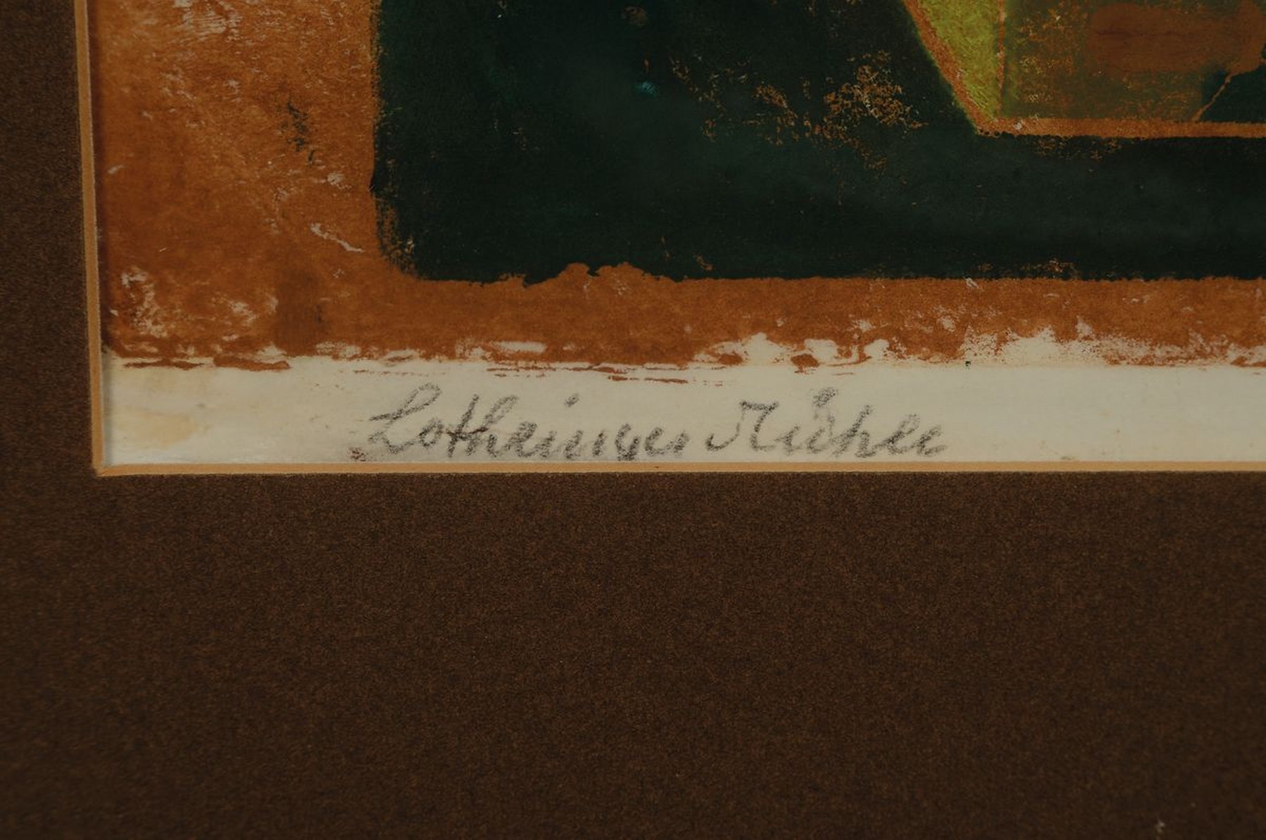 Detail a: Rolf Müller-Landau, 1903-1956 Bad Bergzabern , Lothringer Mühle, Monotypie, betitelt und signiert, ca. 45x53cm, u.Gl., R. ca. 63x72cm