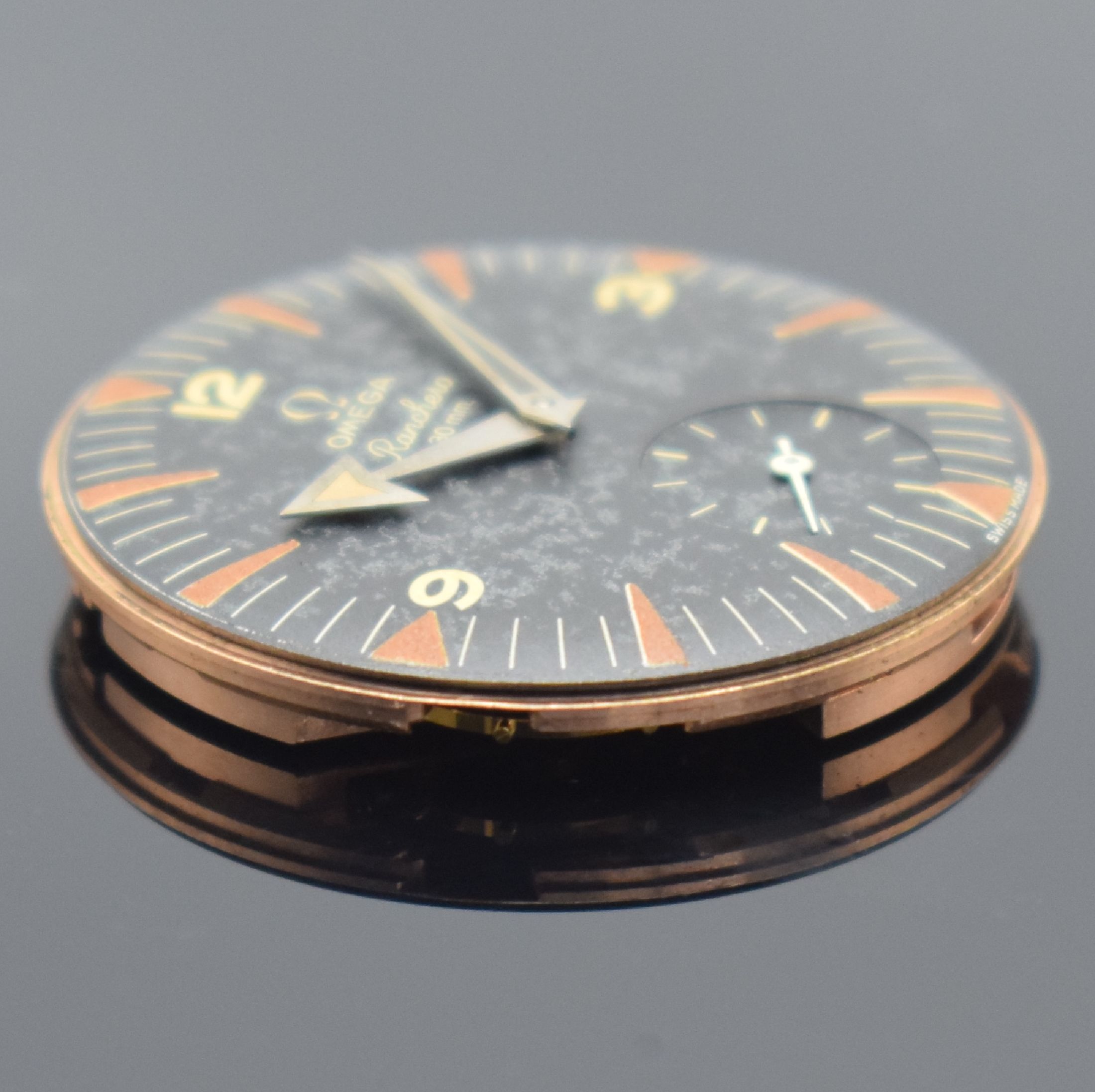 Detail o: OMEGA Ranchero Referenz 2990 seltene unpolierte Herrenarmbanduhr in Stahl, Schweiz um 1960, Handaufzug, 2 tlg. Geh., Boden aufgedr., orig. Krone & ...