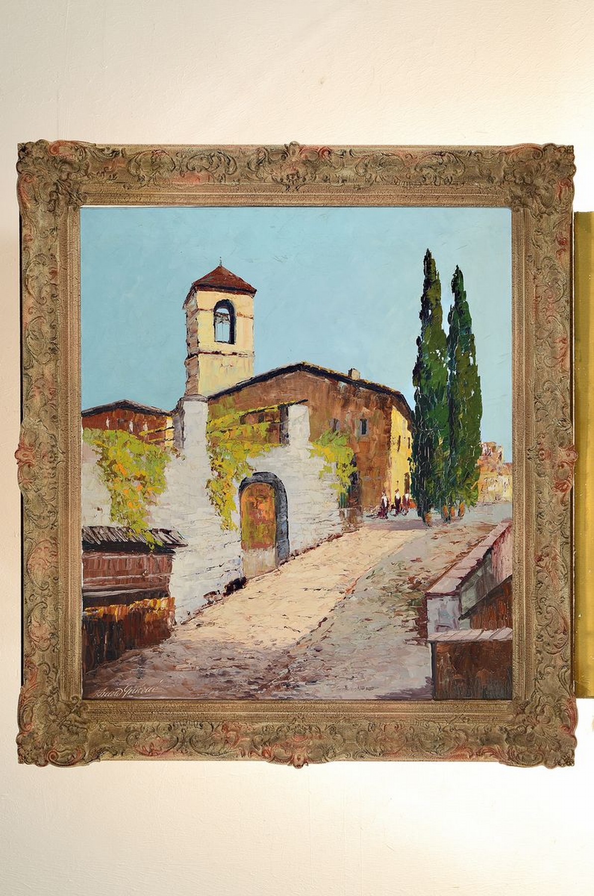 Detail k: Arnold Graboné, 1896 München-1982 Starnberg, Bronco Tessin, rückseitig so betitelt, Öl/Lwd, links unten signiert, ca. 80x70cm, R. ca. 100x90cm