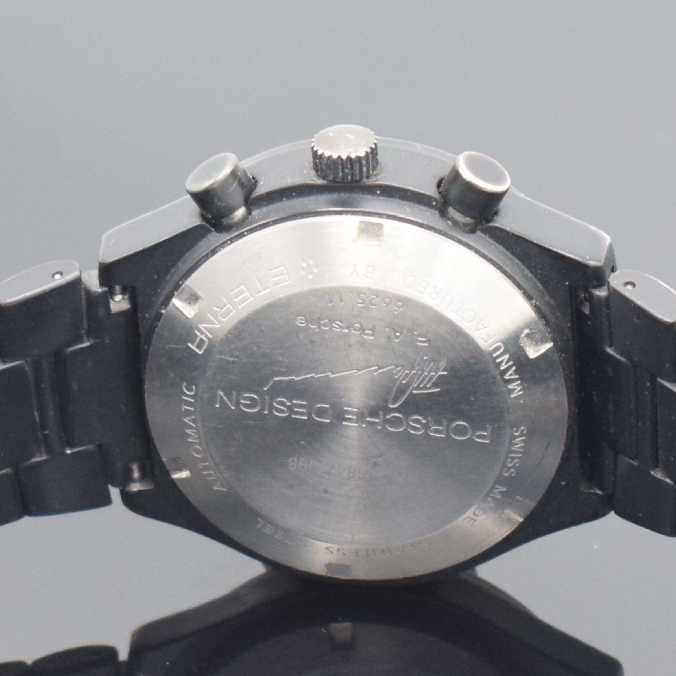 Detail f: PORSCHE-DESIGN limitierter Armbandchronograph 25 Years Referenz 6625.11, Automatik, Schweiz um 1998, auf 1998 Stück limitiertes Sondermodell zum 25 ...