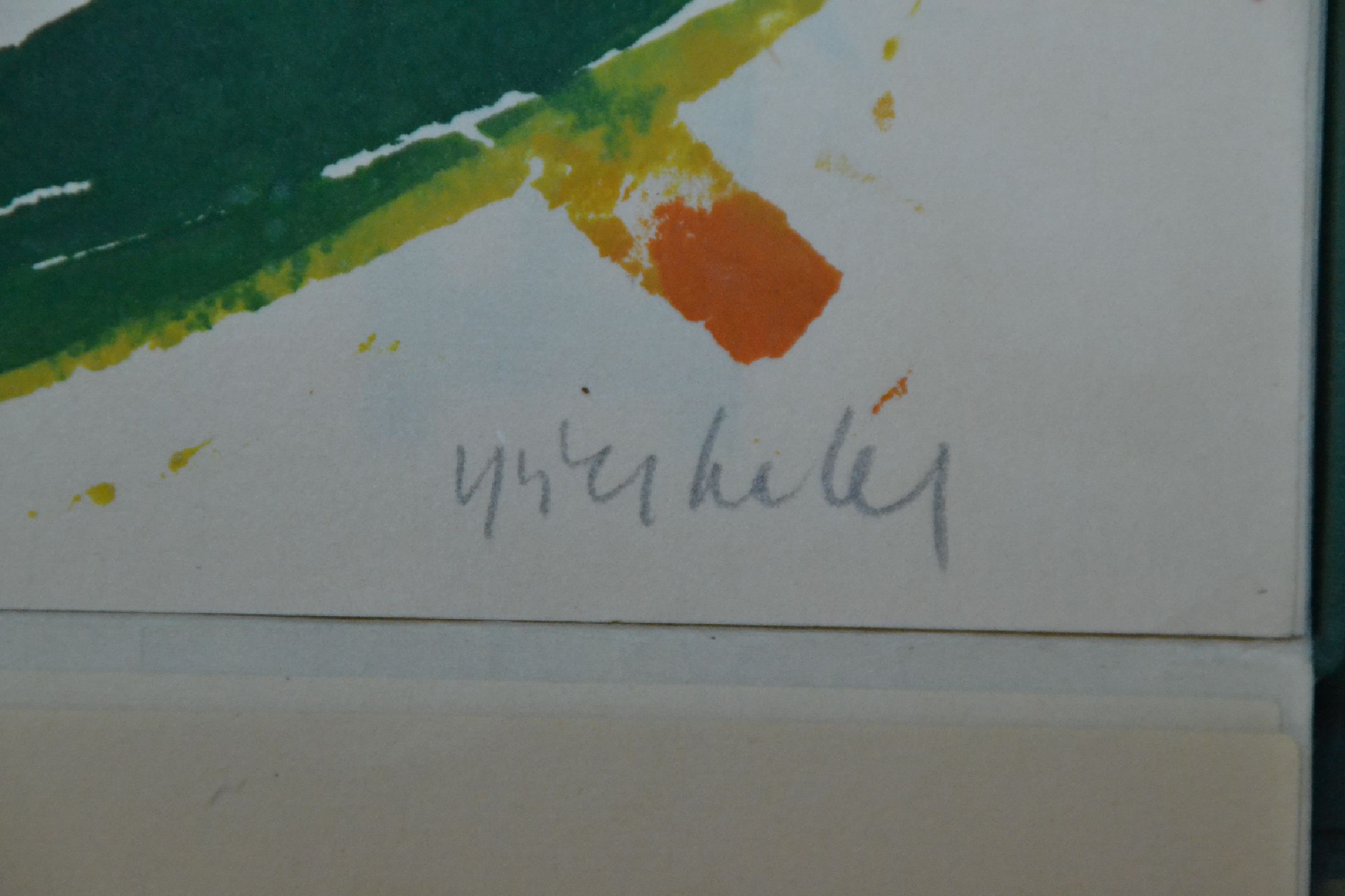 Detail d: HAP Grieshaber, 1901-1981: Mappe "dem Feuervogel", 1961, Verlag der Edition Rothe,Heidelberg, Handdruck Josua Reichert, 8 von ...