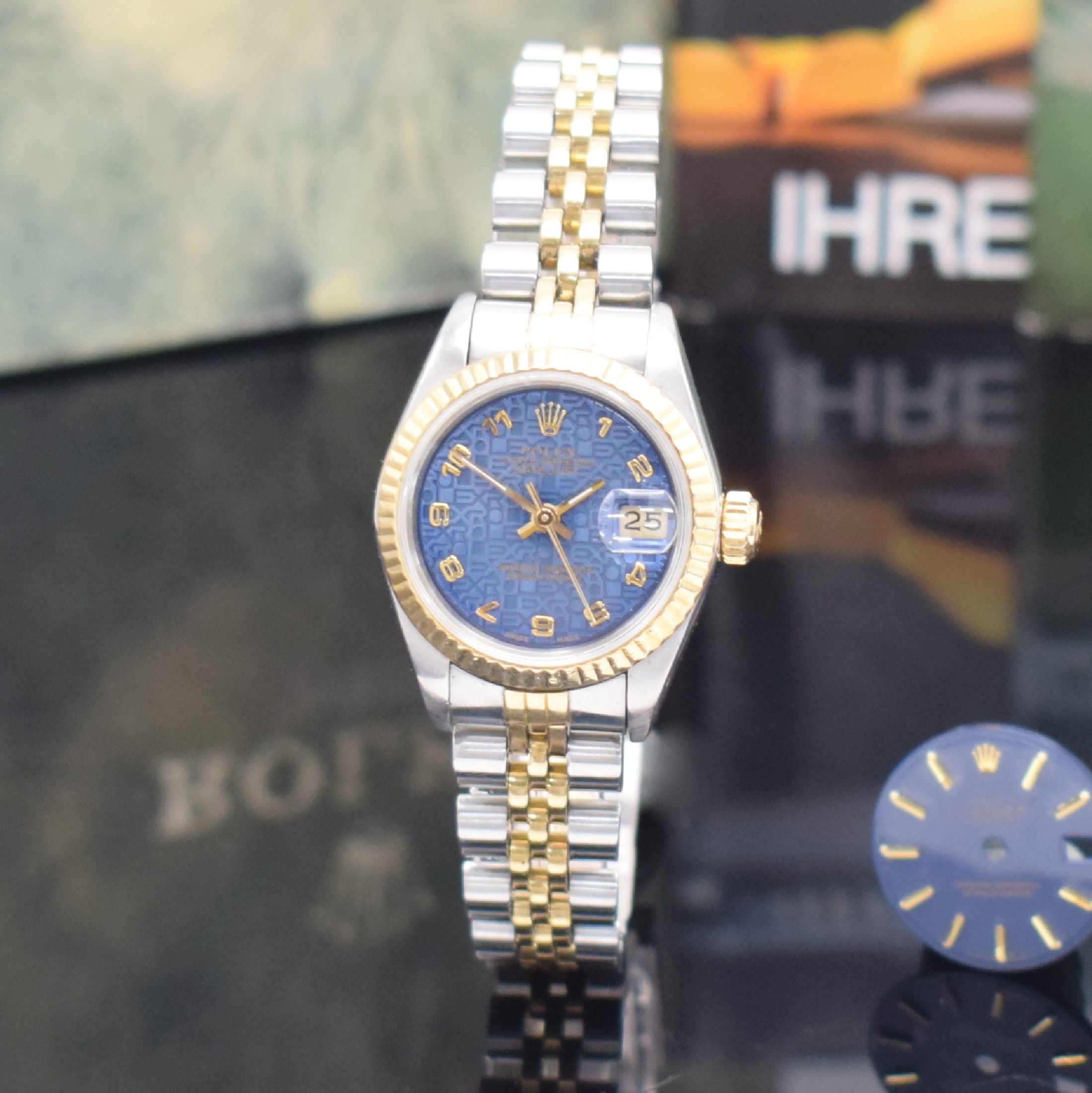 Detail a: ROLEX Oyster Perpetual Datejust Damenarmbanduhr Referenz 69173, Automatik, Chronometer in Edelstahl/Gold kombiniert inkl. Jubileeband m. Faltschl., ...