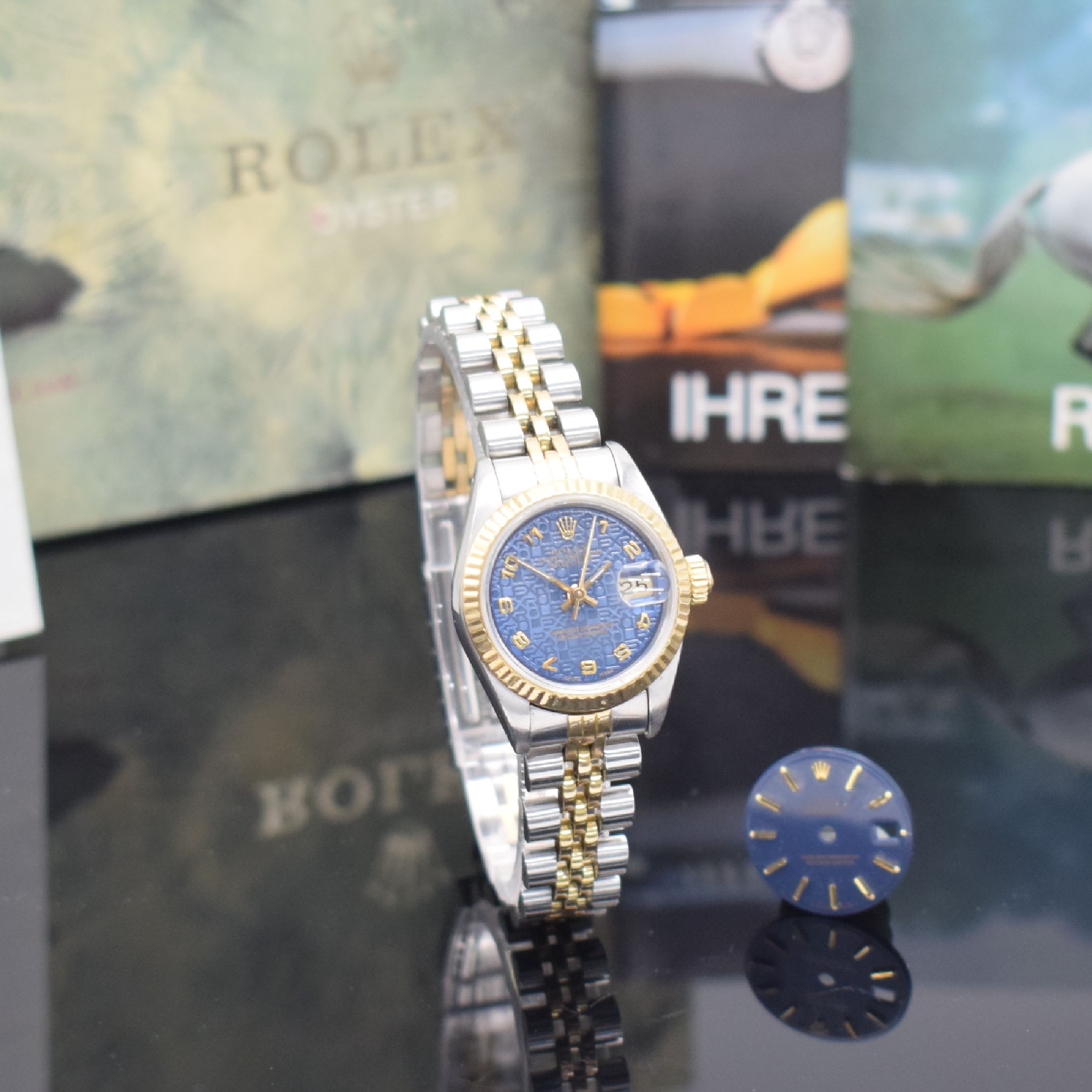 Detail c: ROLEX Oyster Perpetual Datejust Damenarmbanduhr Referenz 69173, Automatik, Chronometer in Edelstahl/Gold kombiniert inkl. Jubileeband m. Faltschl., ...