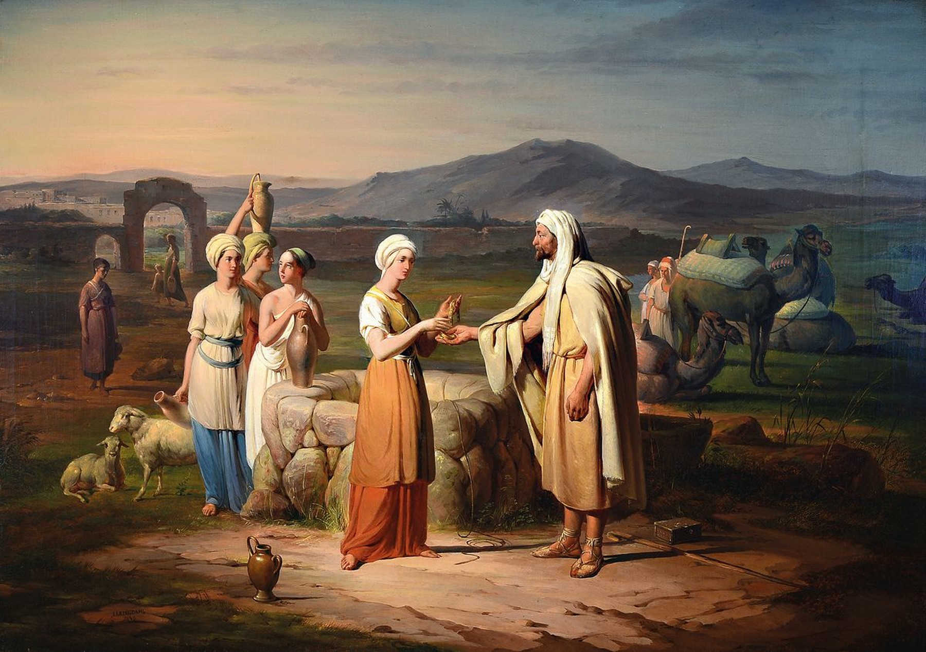 Johan Julius Ringdahl, 1813 Högestad Ystad -1882 Stockholm, Studium bei Andreas Arfwidsson in Lund und an der Akademie Stockholm, nahm 1831-1850 an ...