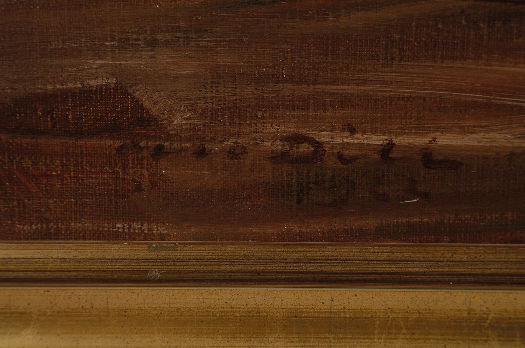 Detail a: Otto Dill, 1884 Neustadt - 1957 Bad Dürkheim, großformatiges Gemälde mit der Darstellung eines fressenden Löwen, Art des Fressens beispielhaft ...