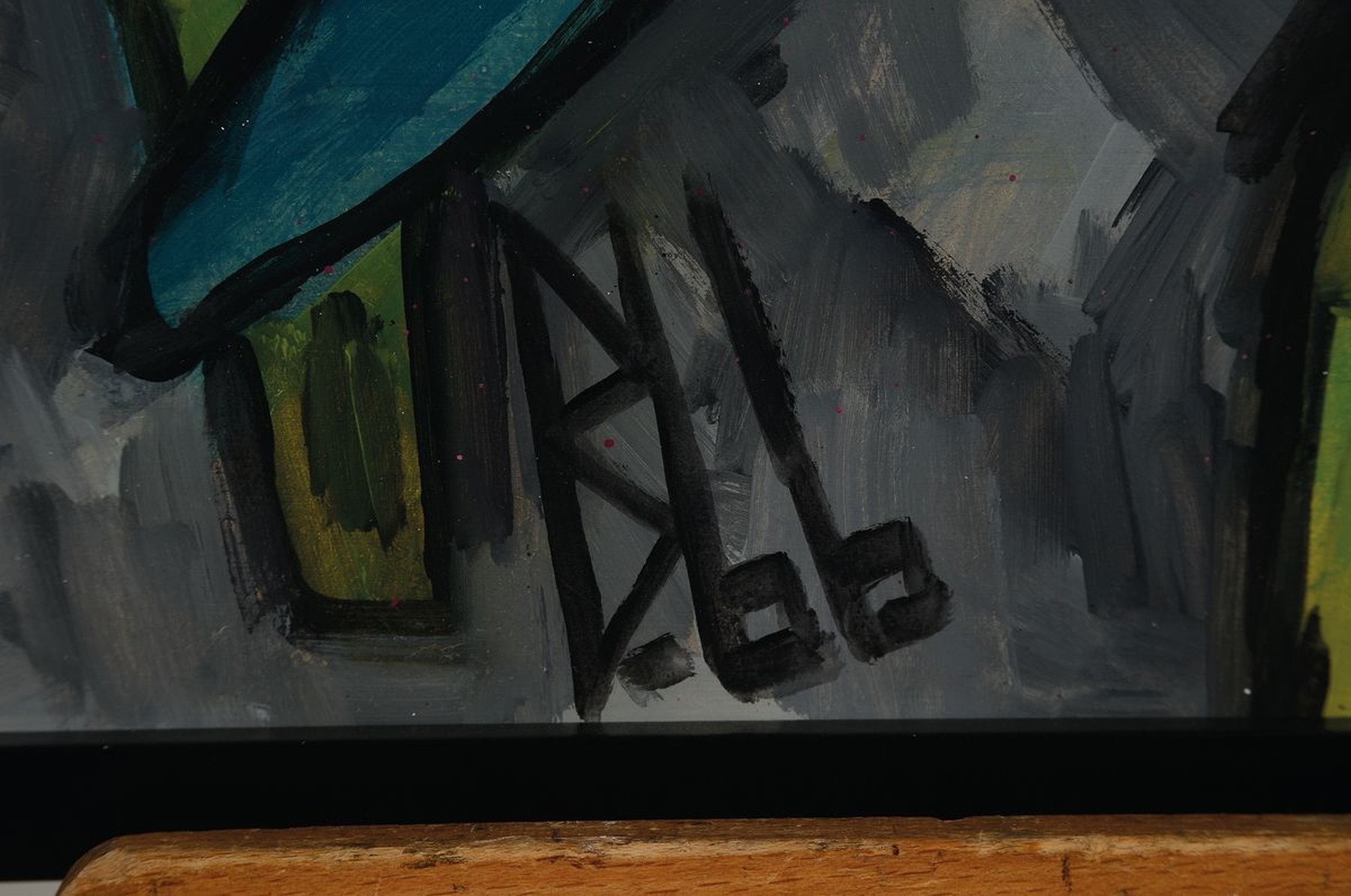 Detail a: Berutscha, 1945 - 2013,erotisches Aktgemälde, Öl/Malplatte, rückseitig signiert und dat. 66, ca. 70 x 50 cm, Rahmen 72 x 52 cm
