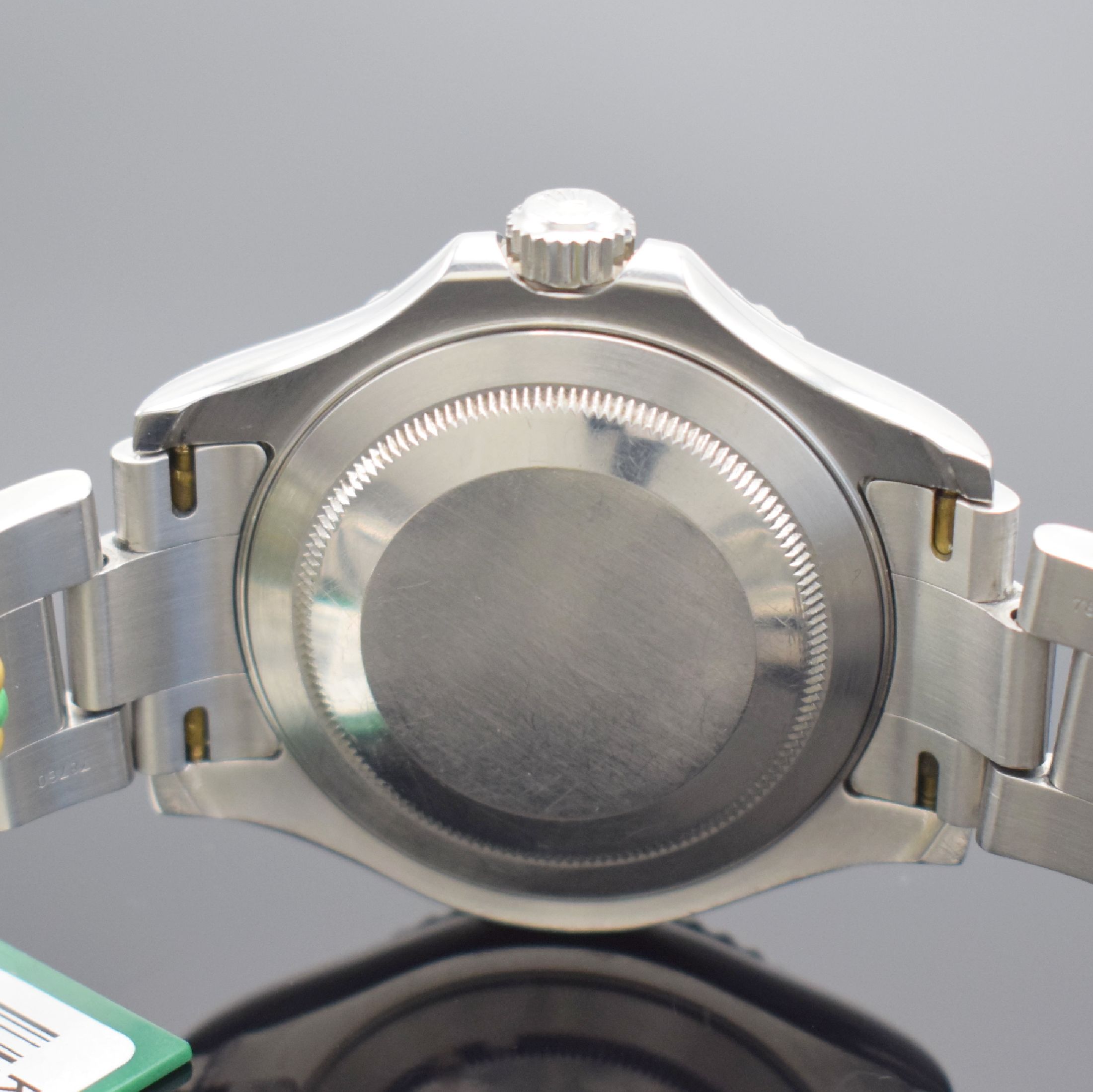 Detail e: ROLEX Herrenarmbanduhr Oyster Perpetual Date Yacht-Master Referenz 16622, Automatik, K- Serie, Chronometer der Superlative in Edelstahl/Platin ...