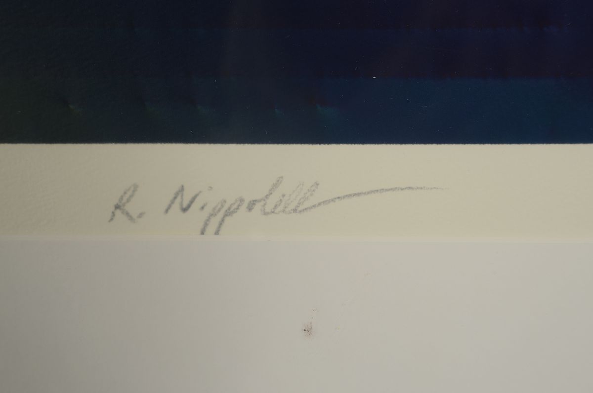 Detail a: Robert Nippoldt, geb. 1977 Kranenburg, Studium der Grafik und Illustration in Münster, Sujets v.a. im Kontext der wilden Zwanziger, hier: ...