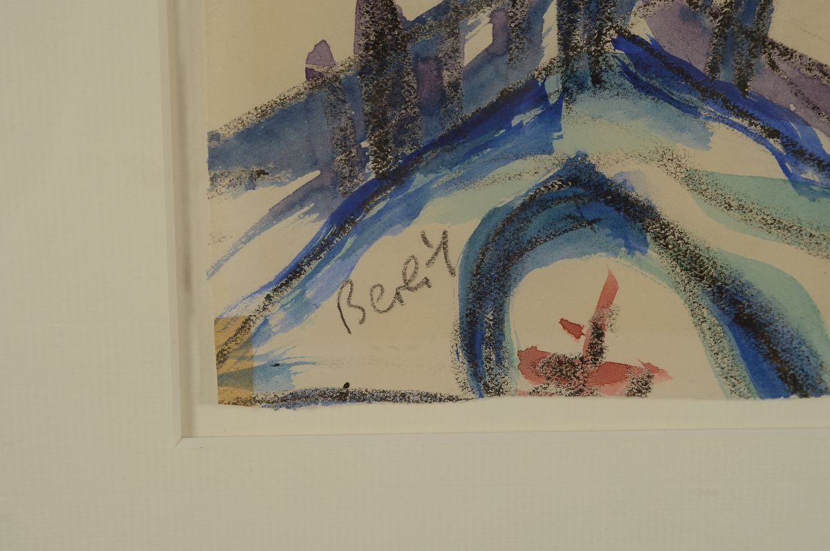 Detail a: Rüdiger Berlit, 1883-1939 Leipzig, Studium an der Kgl. Akademie für graphische Künste u. Buchgewerbe Leipzig, kurze Zeit an der Akademie München ...