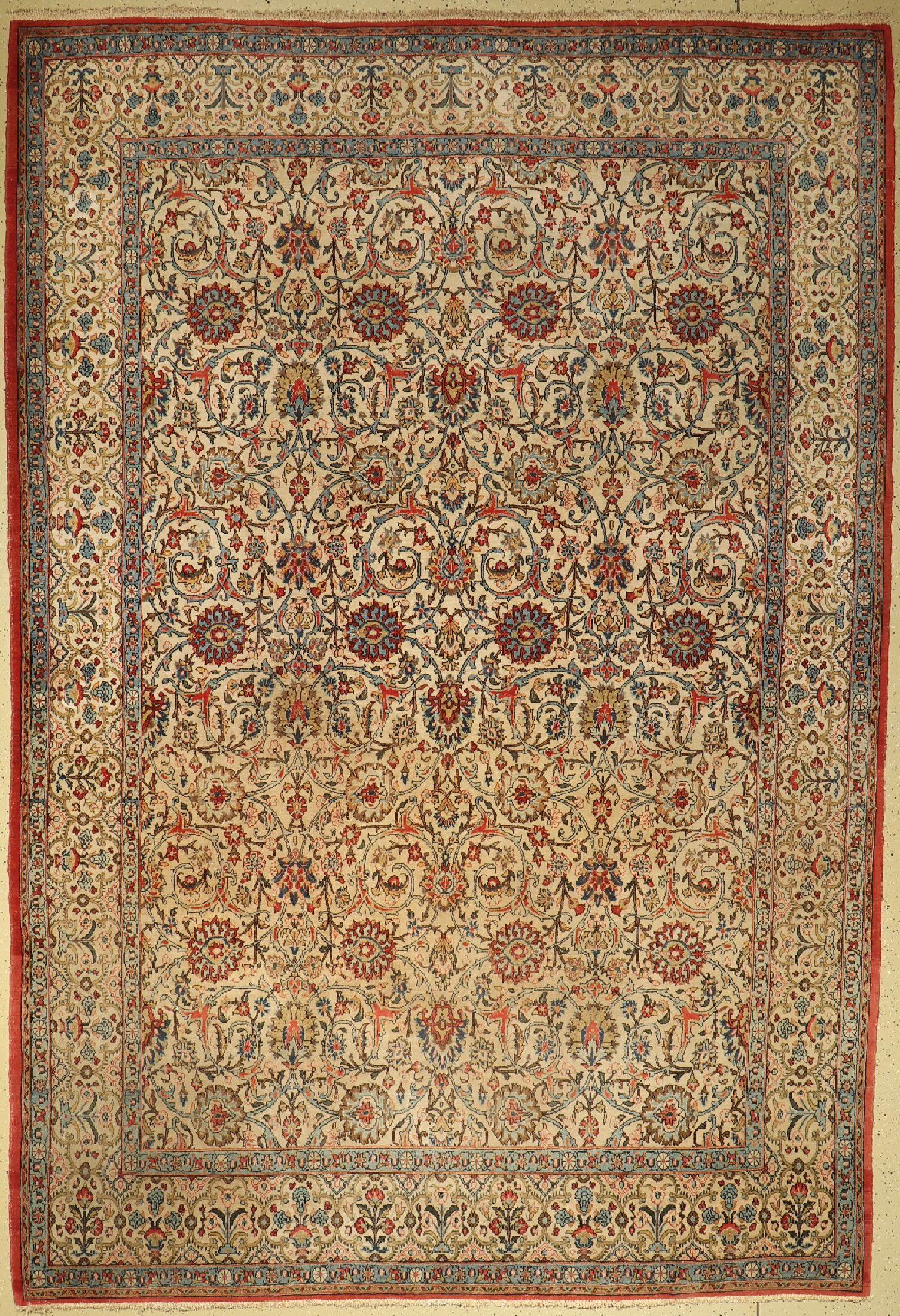 Ghom alt, Persien, um 1950, Wolle auf Baumwolle, ca. 340 x 230 cm, EHZ: 3