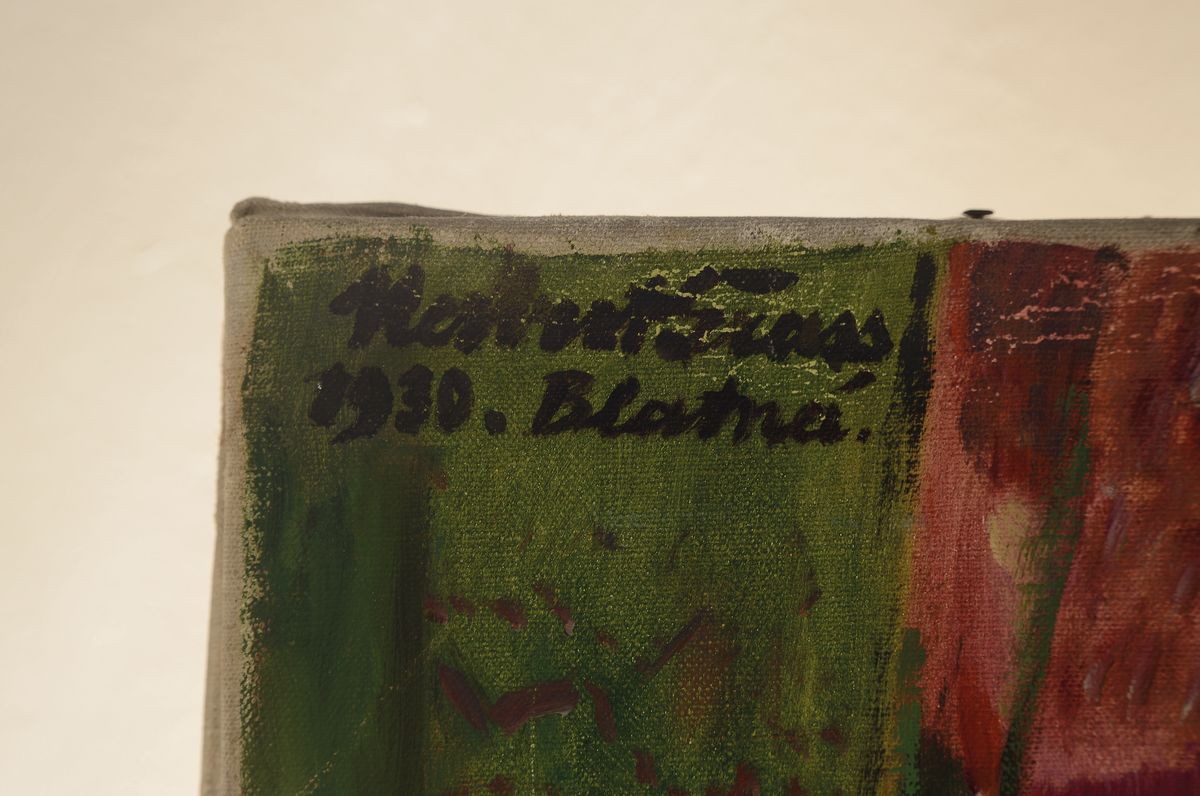 Detail a: Herbert Grass, 1886 Mannheim - 1978 Heidelberg, Studium an der Akademie f. Graphische Künste Leipzig, Porträt der Freifrau Jozephine (Juza) ...