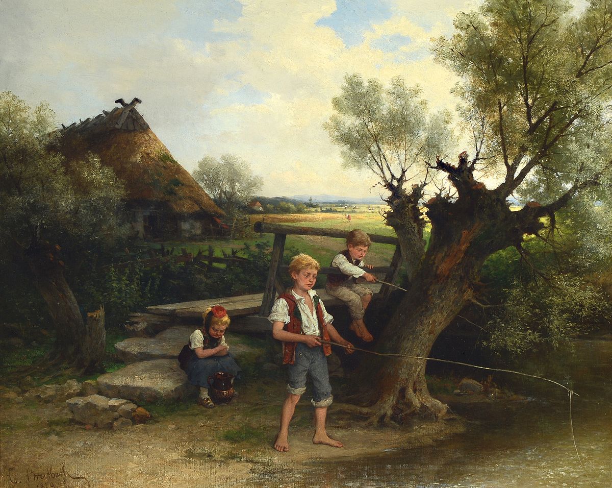 Carl Breitbach, 1833 Berlin-1904 Kassel, Studium an der Akademie Berlin, von ca. 1860 bis 1864 in Paris als Schüler im Atelier von Charles Gleyre ...
