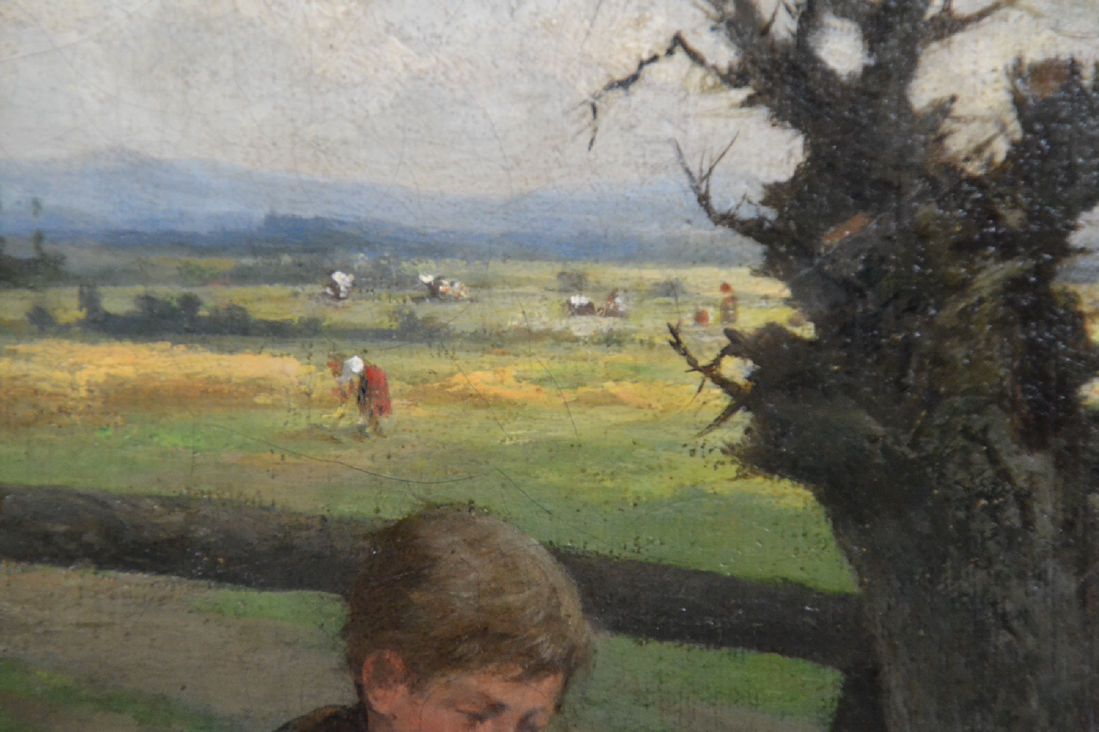Detail e: Carl Breitbach, 1833 Berlin-1904 Kassel, Studium an der Akademie Berlin, von ca. 1860 bis 1864 in Paris als Schüler im Atelier von Charles Gleyre ...
