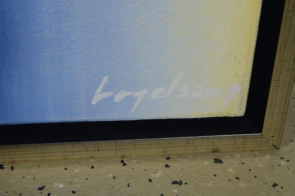 Detail a: Karl Vogelsang, 1932-2006, studierte in Hamburg und Paris und an der Akademie für Bildende Künste, Sonderausstellungen u.a. in New York, ...