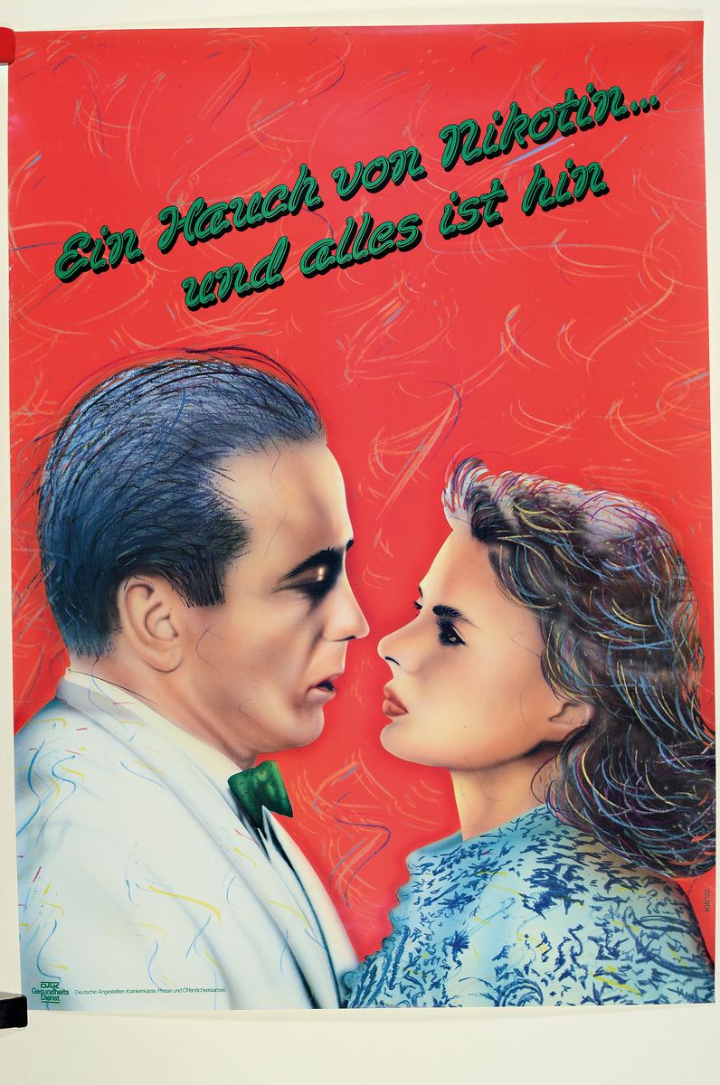 Detail m: Konvolut 15 Aufklärungsplakate, deutsch, 1970/80er-Jahre, Public Relations der DAK (Deutsche Angestellten Krankenkasse), Kampagnezur ...