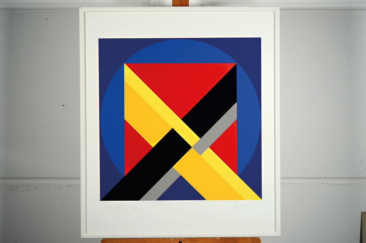 Detail k: Gerd Lind, geb. 1942 Mannheim, Studium an der frieen Akademie Mannheim bei Paul Berger-Bergner und an den Sommerakademien Salzburg bei O. Kokoschka, ...