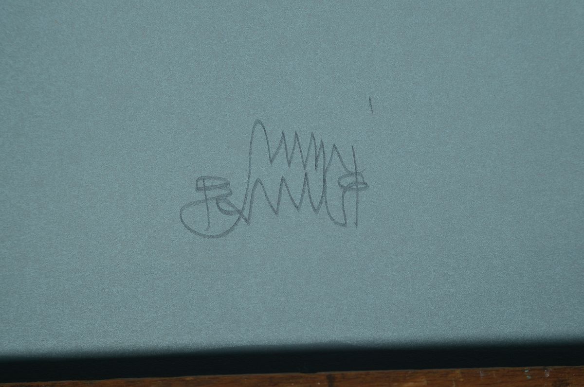 Detail a: Bruno Bruni, geb. 1935, "Taube", Farblithografie, sign., num. 136/250, ca. 79x59 cm ^
