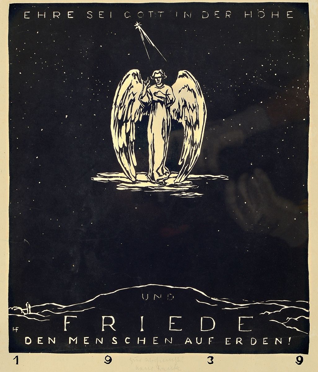 Detail e: Hans Franke, 1892 Habelschwerdt - 1975 Freiburg im Breisgau, freischaffender Autodidakt, orientiert an den religiösen Stimmungen v.a. der niederl. ...