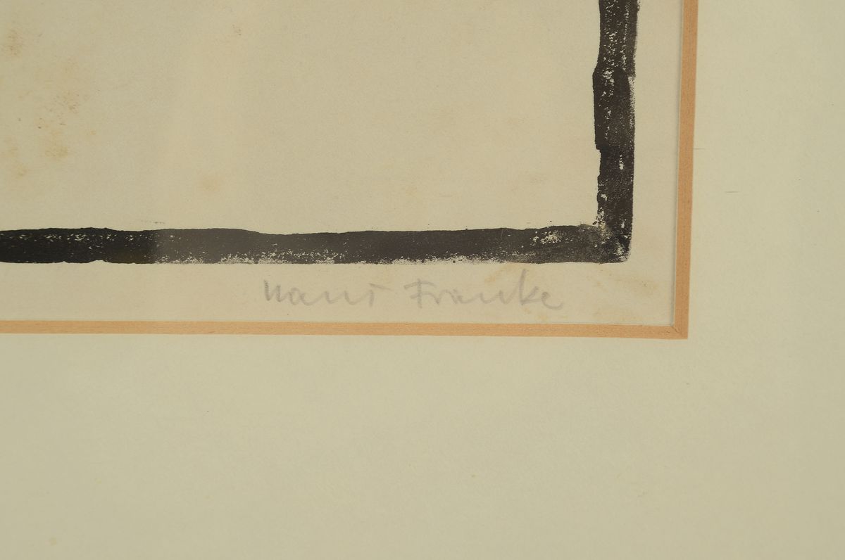 Detail f: Hans Franke, 1892 Habelschwerdt - 1975 Freiburg im Breisgau, freischaffender Autodidakt, orientiert an den religiösen Stimmungen v.a. der niederl. ...
