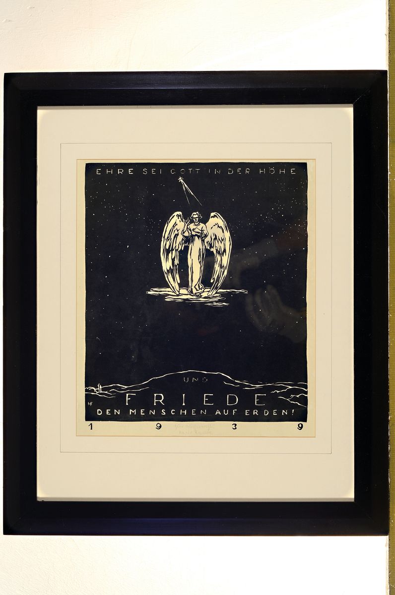 Detail p: Hans Franke, 1892 Habelschwerdt - 1975 Freiburg im Breisgau, freischaffender Autodidakt, orientiert an den religiösen Stimmungen v.a. der niederl. ...