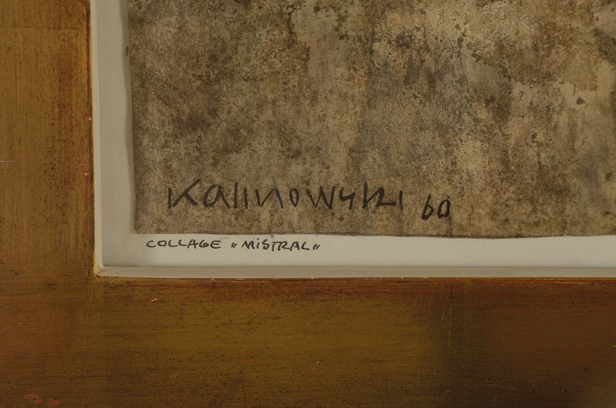 Detail a: Prof. Horst Egon Kalinowski, 1924 - 2013 Düsseldorf, Studium an der Akademie Düsseldorf und an der Academie de la Grande Chaumiere Paris, ...