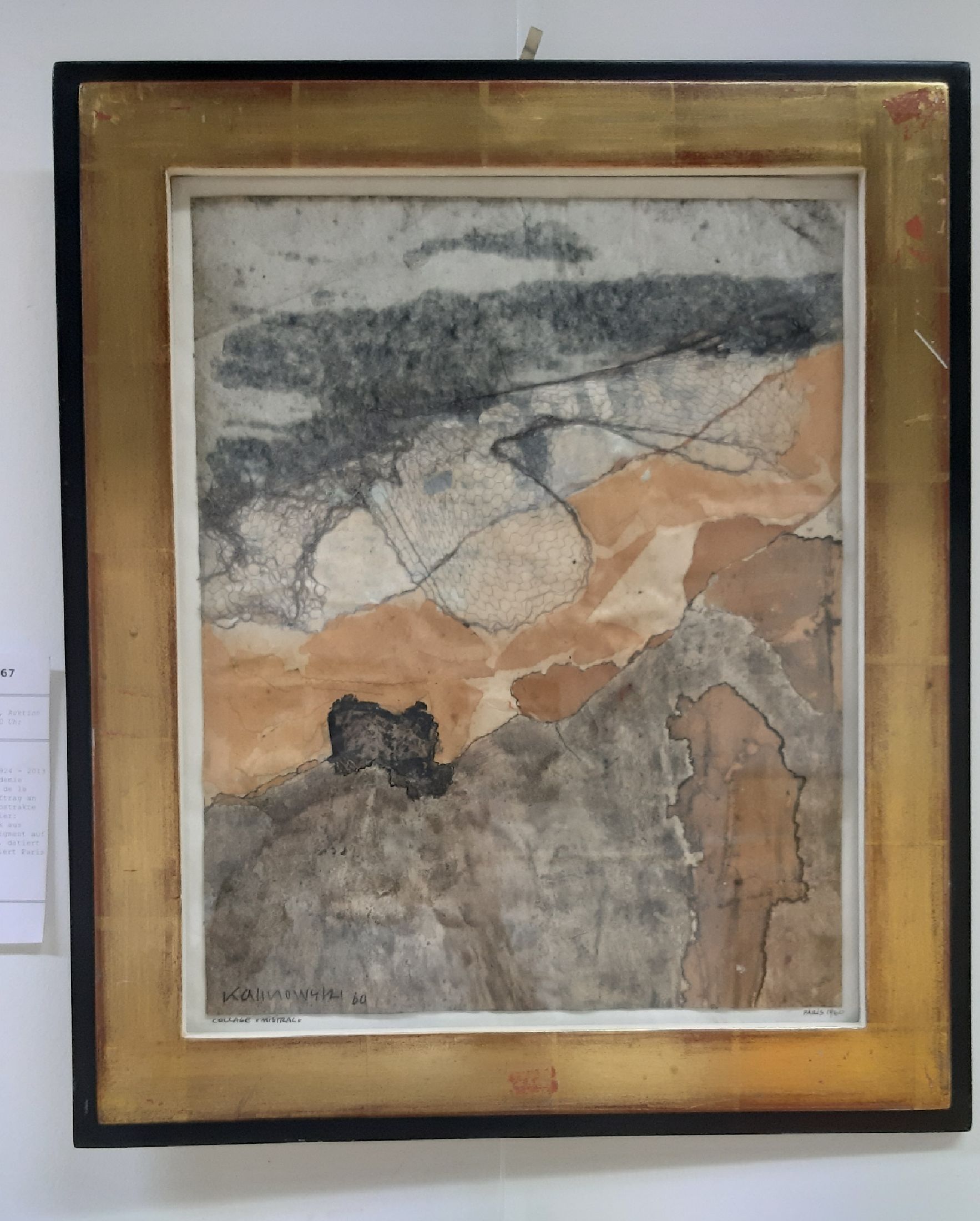 Detail c: Prof. Horst Egon Kalinowski, 1924 - 2013 Düsseldorf, Studium an der Akademie Düsseldorf und an der Academie de la Grande Chaumiere Paris, ...