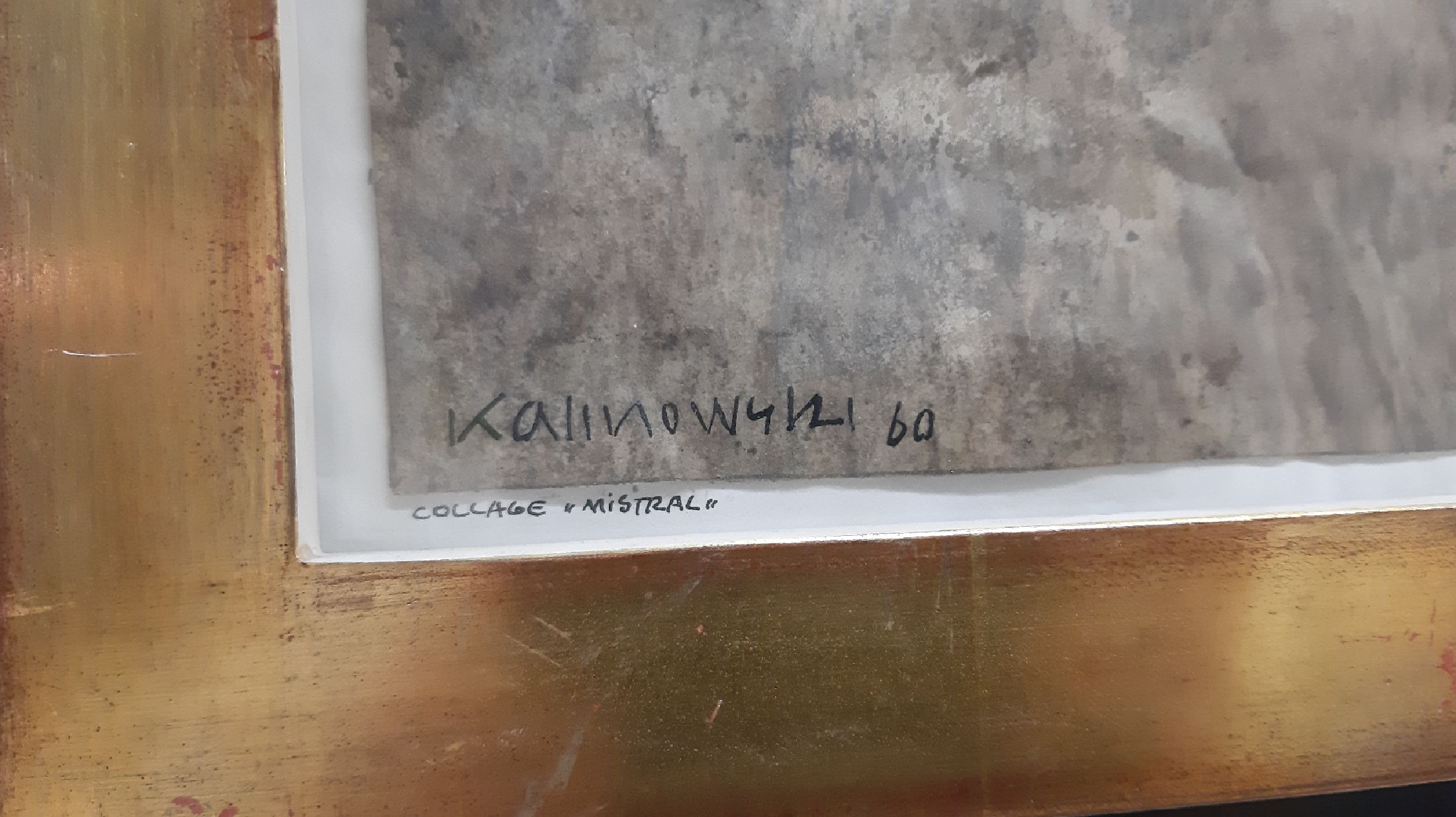 Detail d: Prof. Horst Egon Kalinowski, 1924 - 2013 Düsseldorf, Studium an der Akademie Düsseldorf und an der Academie de la Grande Chaumiere Paris, ...