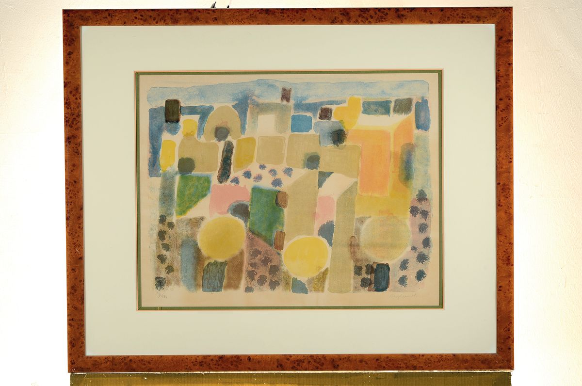 Detail k: Eduard Bargheer, 1901 - 1979 Hamburg, Ausbildung an der Kunstgewerbeschule Hamburg -Lerchenfeld, Mitglied der Hamburgischen Sezession, hier: ...