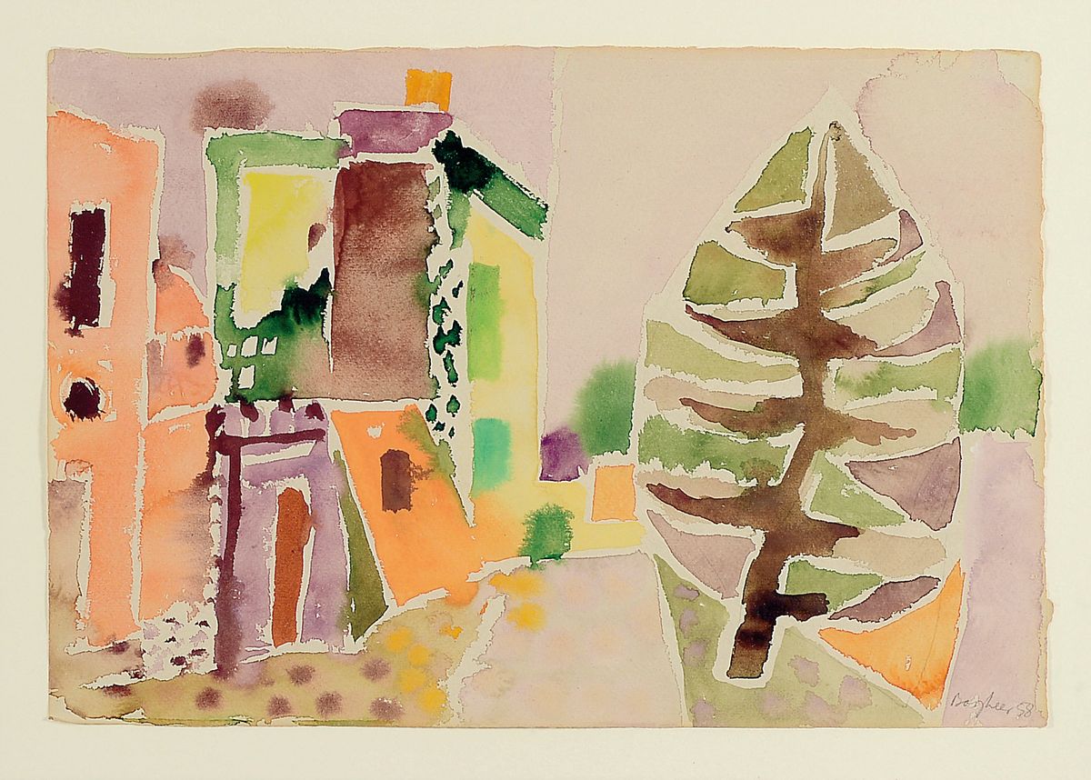 Eduard Bargheer, 1901 - 1979 Hamburg, Ausbildung an der Kunstgewerbeschule Hamburg -Lerchenfeld, Mitglied der Hamburgischen Sezession, hier: ...