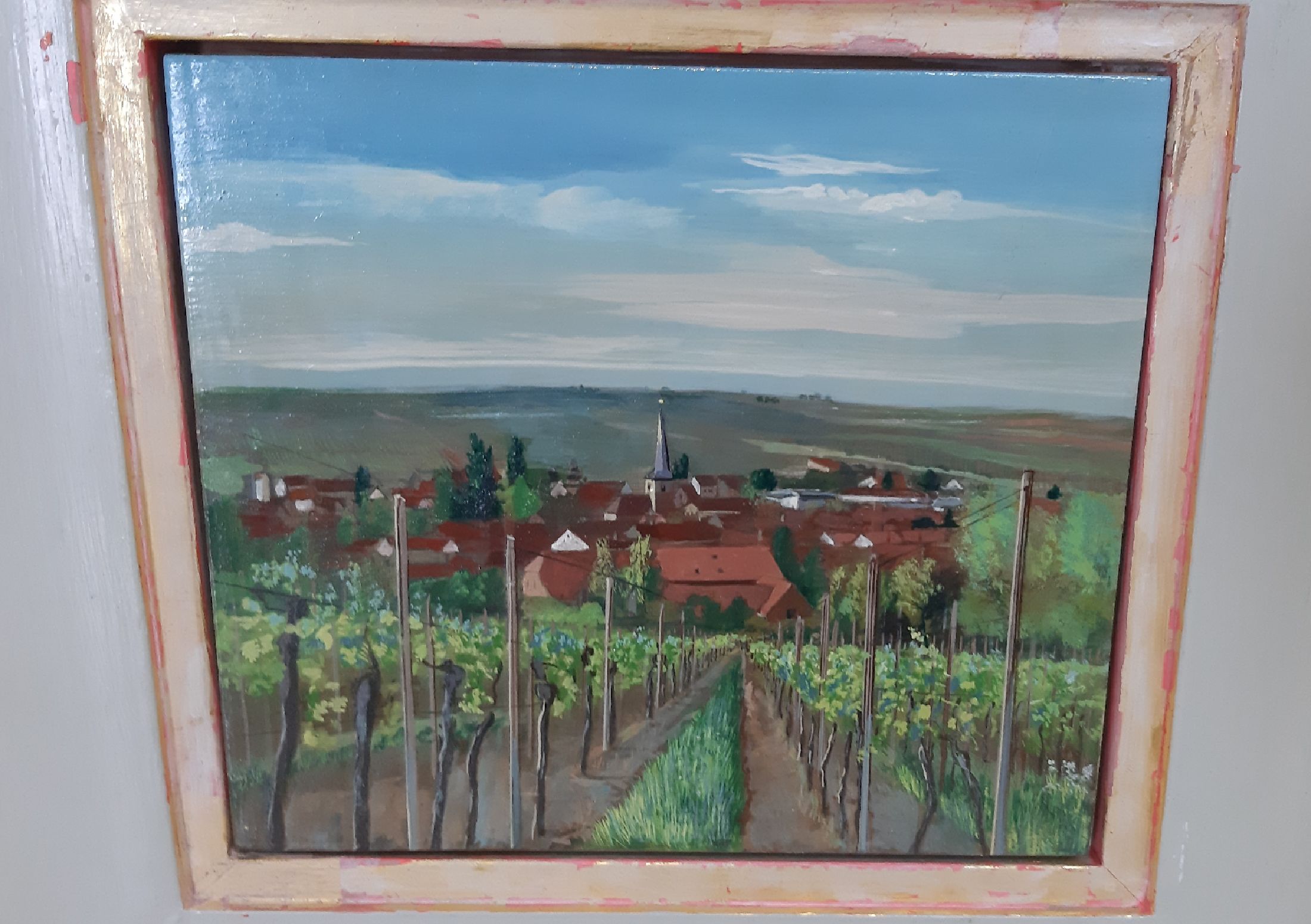 Detail d: Ulrich Sekinger, geb. 1944 Marbach/Neckar, Studium an der Ecole des Beaux-Arts in Aix-en -Provence u. an der Akademie Karlsruhe, hier: 2 Werke, a. ...