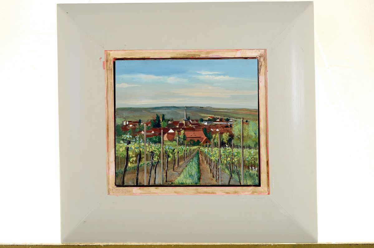 Detail k: Ulrich Sekinger, geb. 1944 Marbach/Neckar, Studium an der Ecole des Beaux-Arts in Aix-en -Provence u. an der Akademie Karlsruhe, hier: 2 Werke, a. ...