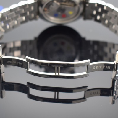 26444610b - CATTIN seltener, ausgefallener Armbandchronograph Modell Chrono 1 Art de'co