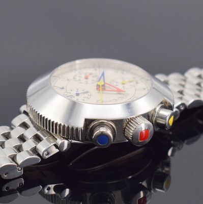 26444610c - CATTIN seltener, ausgefallener Armbandchronograph Modell Chrono 1 Art de'co