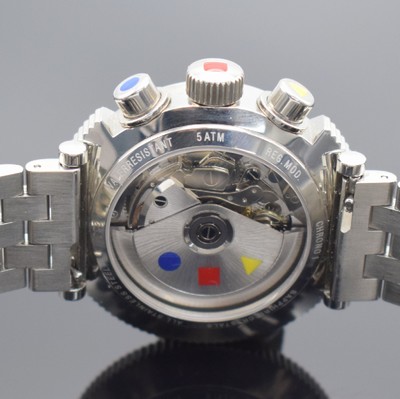 26444610d - CATTIN seltener, ausgefallener Armbandchronograph Modell Chrono 1 Art de'co