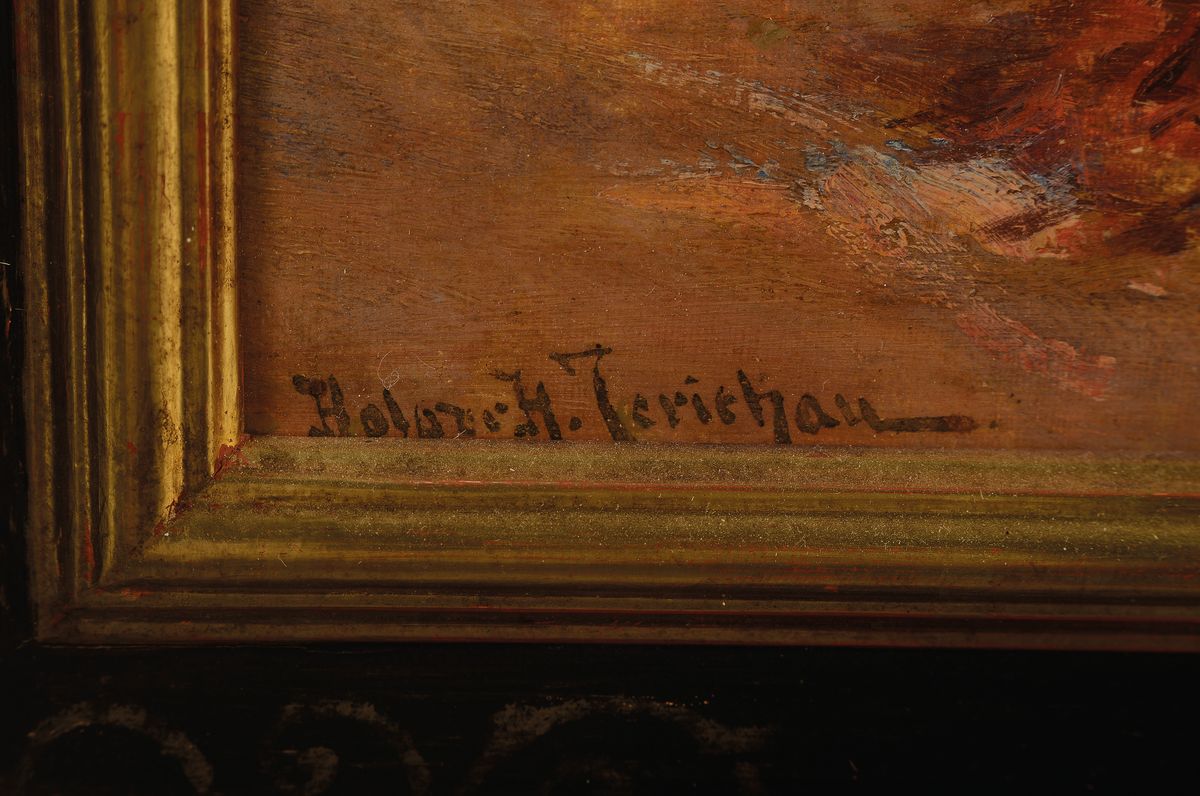 Detail a: Holger Hvitfeldt Jerichau, 1861-1900 Kopenhagen, Sohn des Bildhauers Jens Adolf Jerichau und der Malerin Elisabeth Jerichau Baumann, die ihn das ...