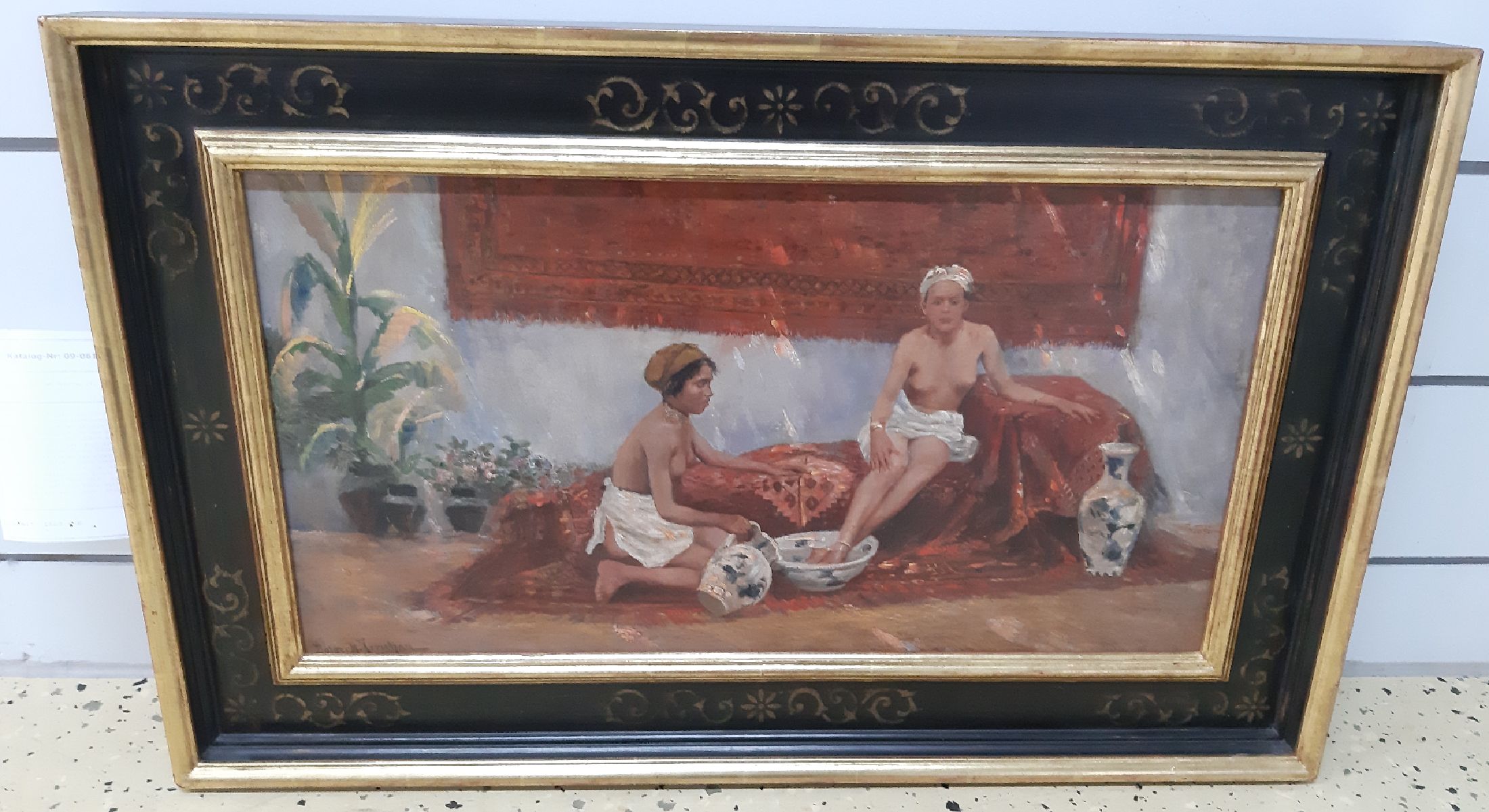 Detail g: Holger Hvitfeldt Jerichau, 1861-1900 Kopenhagen, Sohn des Bildhauers Jens Adolf Jerichau und der Malerin Elisabeth Jerichau Baumann, die ihn das ...