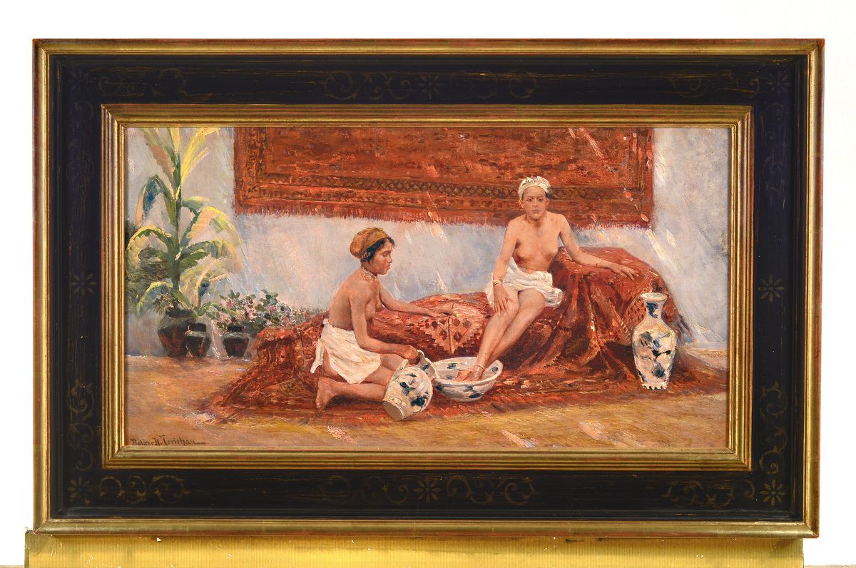 Detail k: Holger Hvitfeldt Jerichau, 1861-1900 Kopenhagen, Sohn des Bildhauers Jens Adolf Jerichau und der Malerin Elisabeth Jerichau Baumann, die ihn das ...