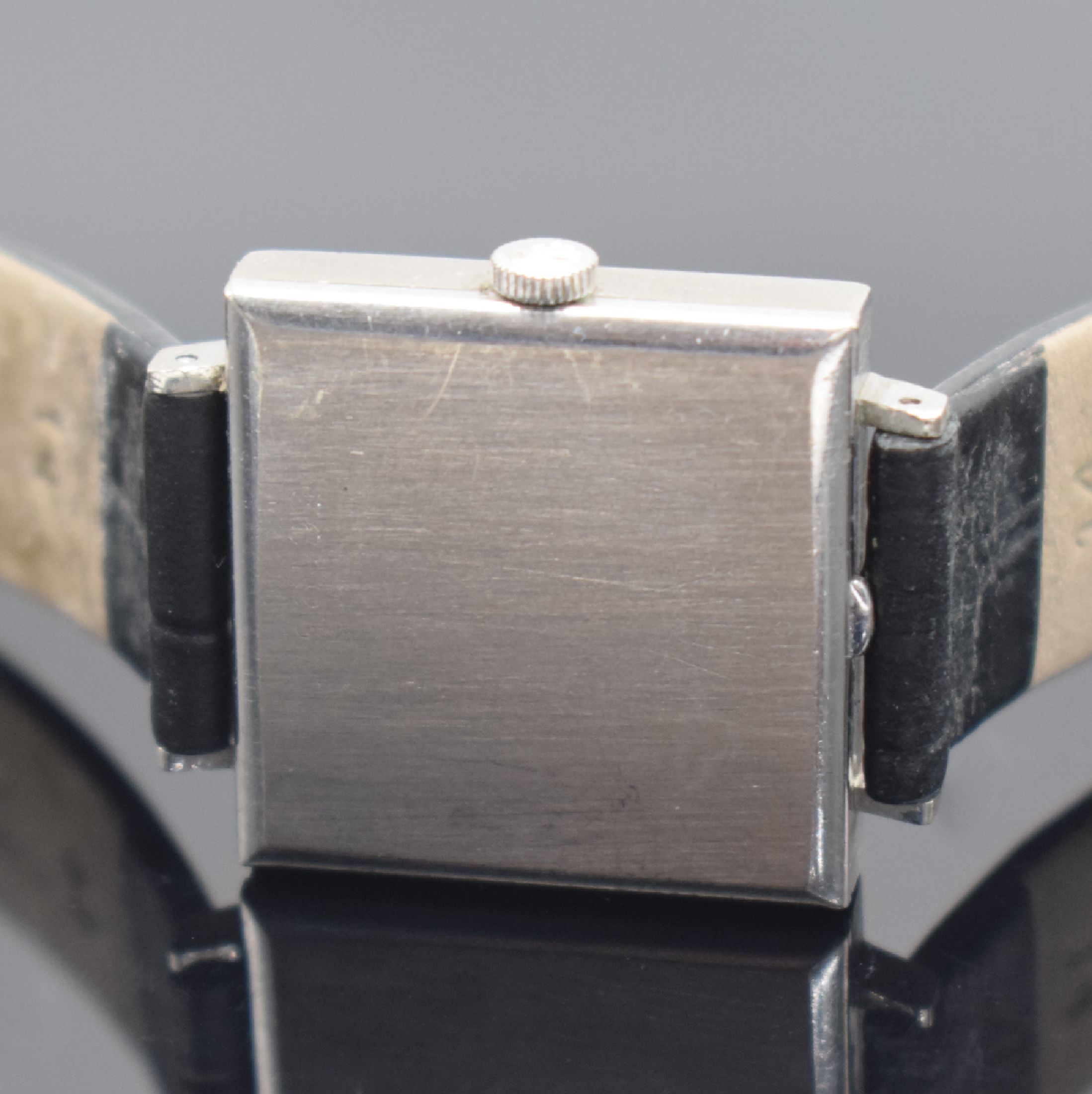 Detail c: ROLEX Cellini Armbanduhr in WG 750/000, Schweiz um 1973, Handaufzug, Ref. 3996, 2- teil. Geh., Boden aufgedr., weißes Zifferbl. riss. m. röm. ...