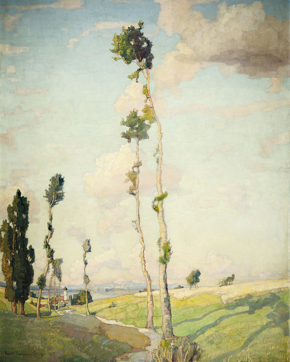 Richard Kaiser, 1868 Magdeburg - 1941 München , Studium mit Auszeichnung an der Akademie Berlin bei Eugen Bracht, Mitglied der Münchner Secession, ...