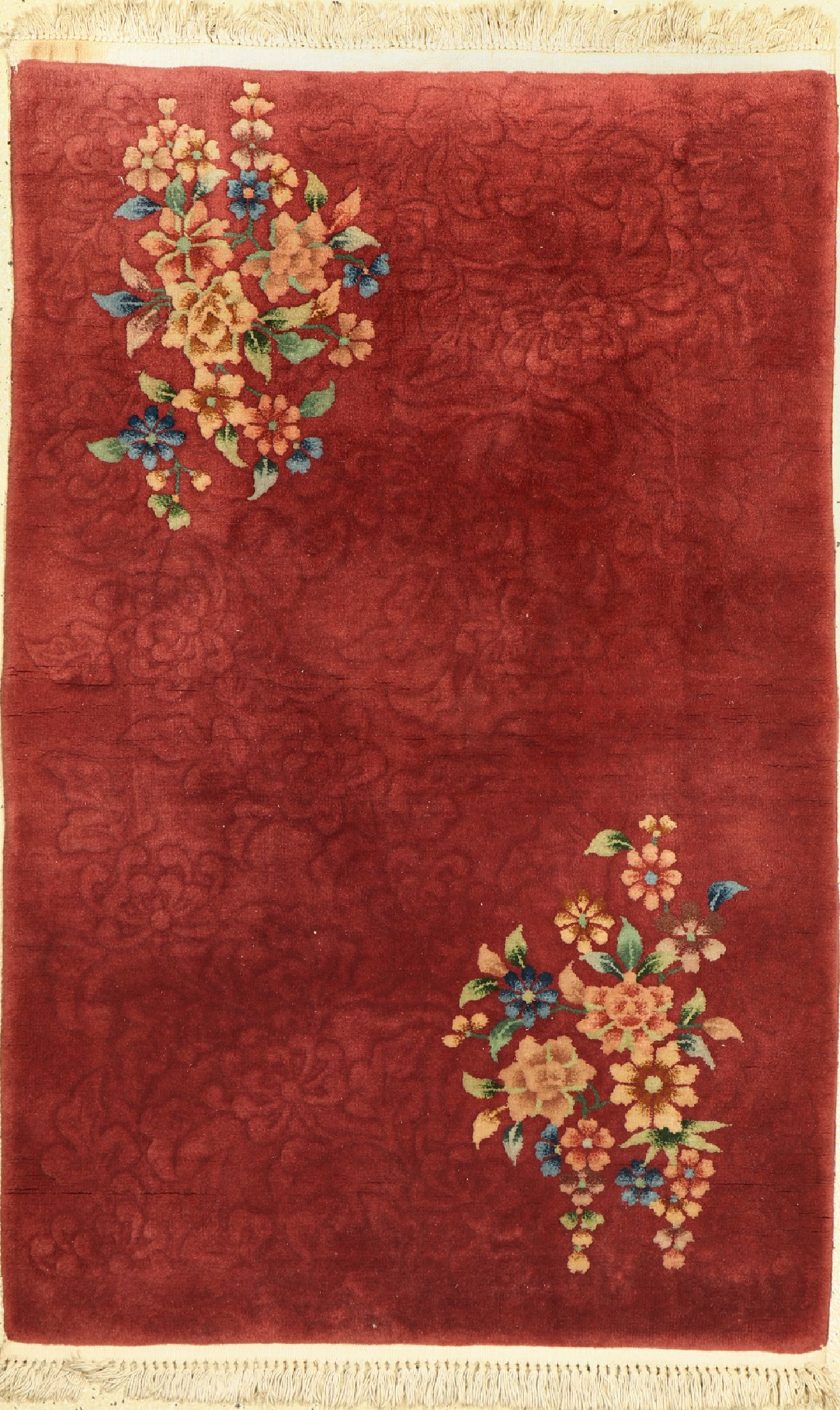 Peking antik, China, um 1920, Wolle auf Baumwolle, ca. 140 x 90 cm, EHZ: 2