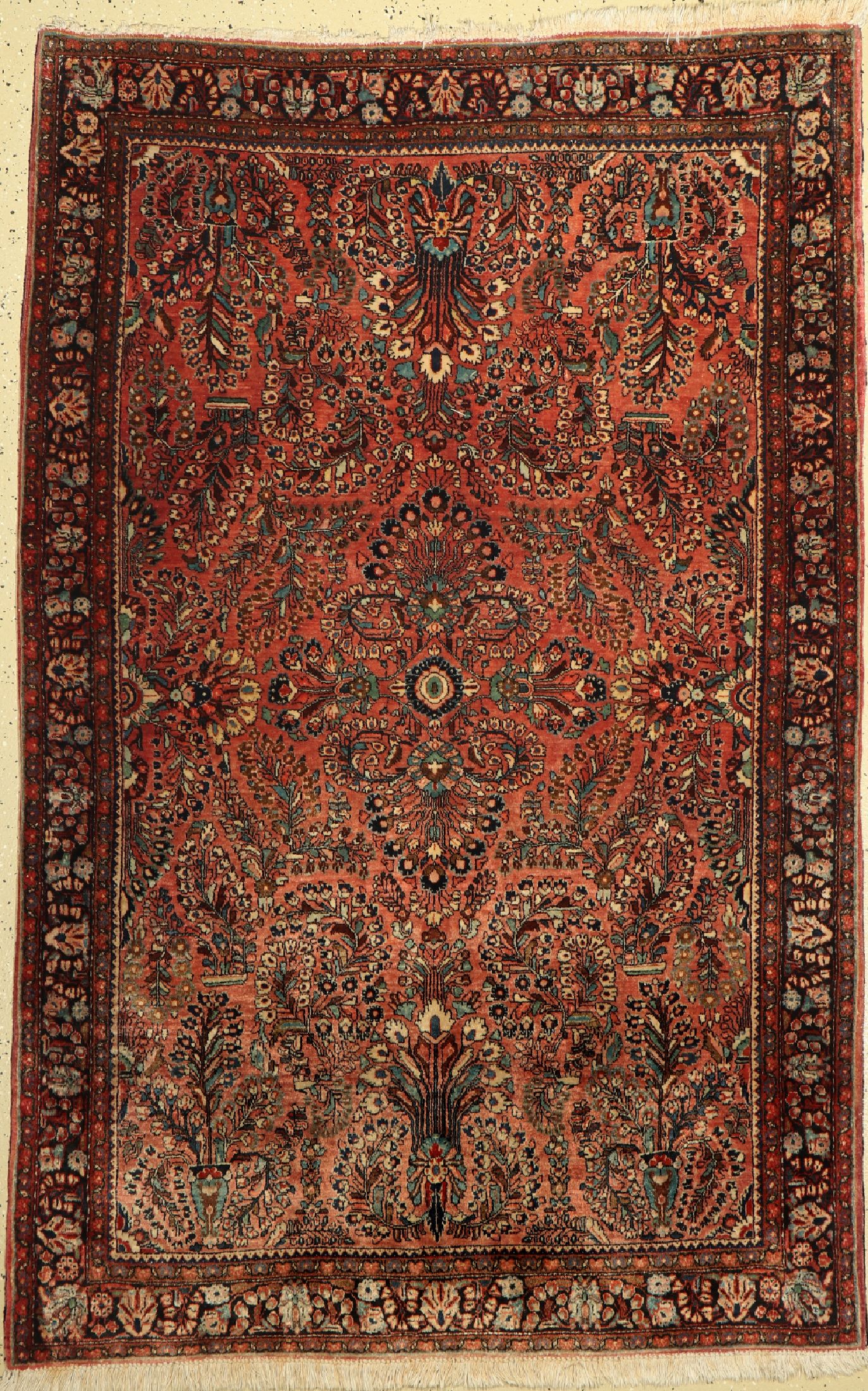 Us Re-Import Sarogh, Persien, um 1940, Wolle auf Baumwolle, ca. 200 x 130 cm, EHZ: 2