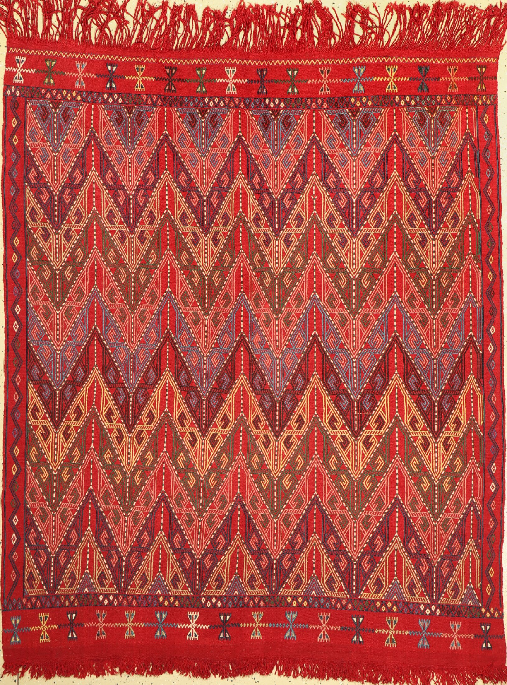 Cicim alt, Türkei, um 1960, Wolle auf Wolle, ca. 180 x 147 cm, EHZ: 2