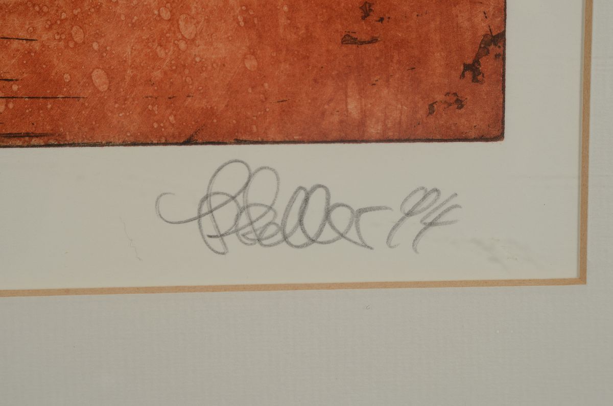 Detail c: Klaus Heinrich Keller, 1938 - 2018 Godramstein, Studium an der Akademie Mannheim bei Paul Berger-Bergner, Mitglied der Künstlervereinigung ...