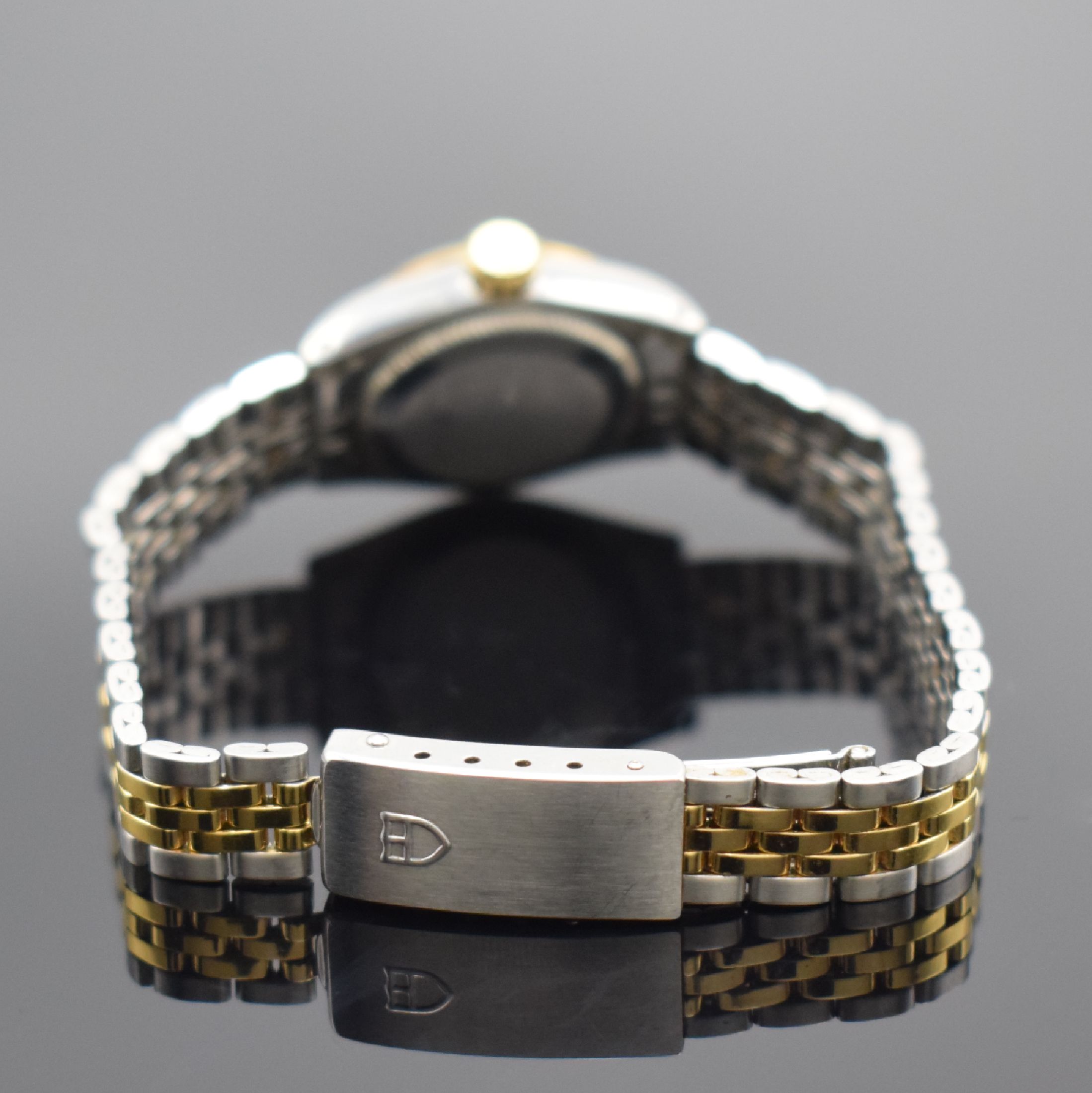 Detail b: TUDOR Damenarmbanduhr Princess Date Referenz 92513 im original Rolex Gehäuse, Automatik, Schweiz um 1997, Edelstahl/Gold kombiniert inkl. orig. ...