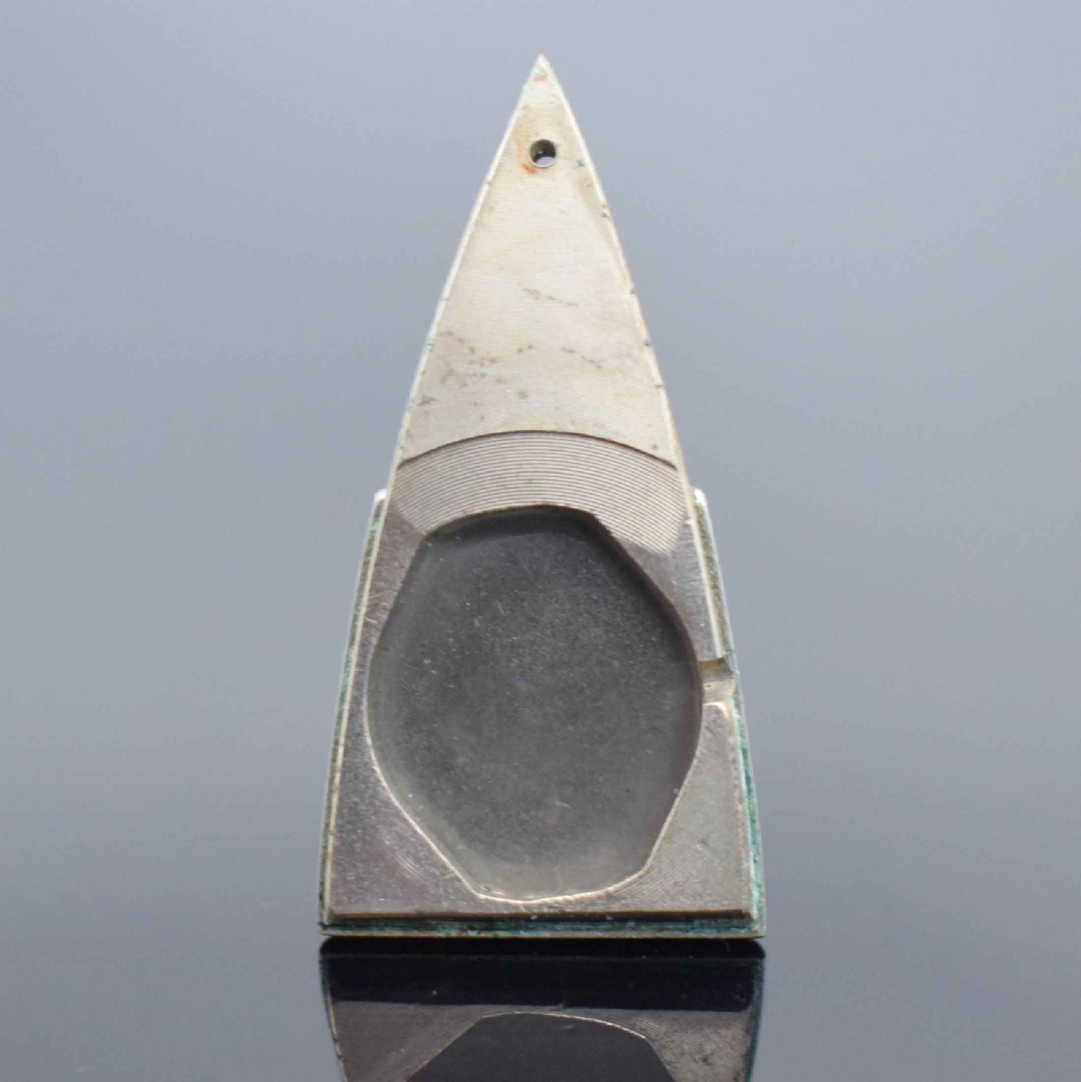 Detail f: ORFINA vergoldete Armbanduhr, Schweiz 1950er Jahre, Handaufzug, Stahlboden gedr., neutr. Double-Band, silb. Zifferbl. fl., gold. Ind. & arab. Zahlen, ...